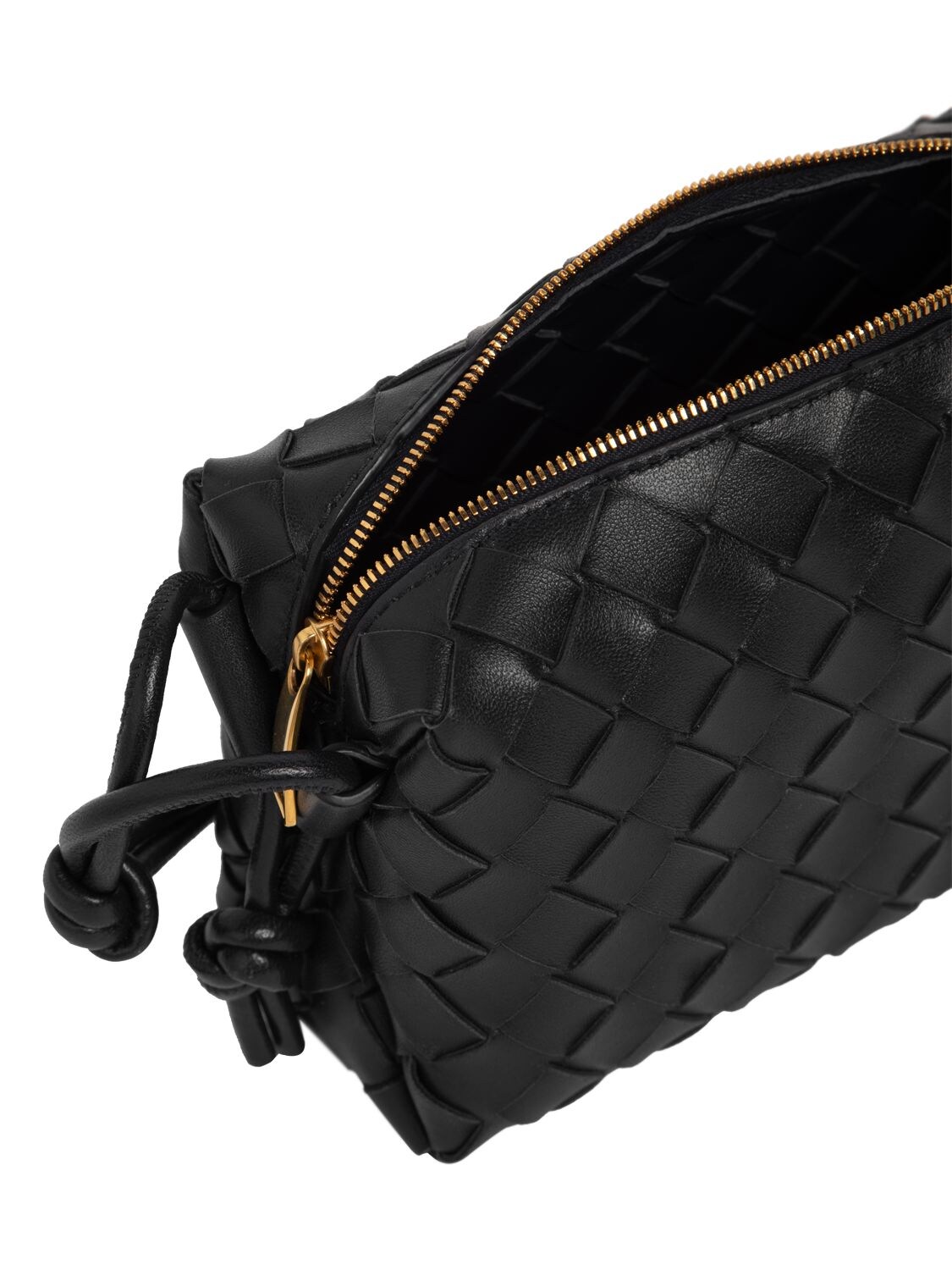 Mini Smooth Leather Loop Bag - Black - One Size - Courrèges