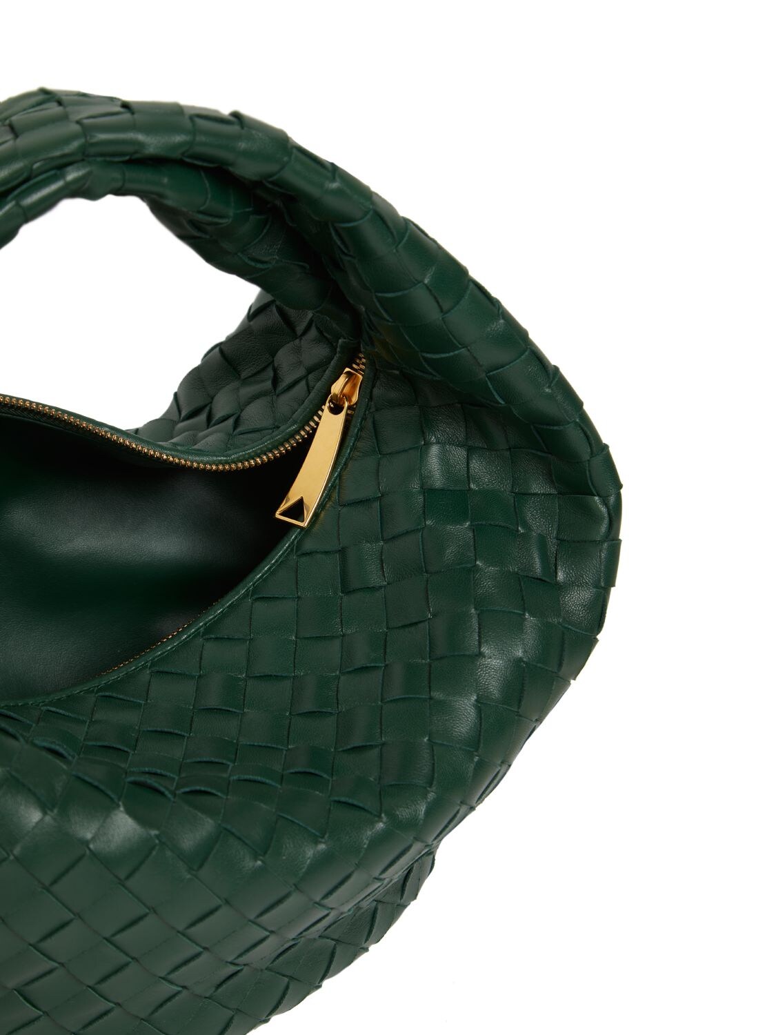 Jodie leather handbag Bottega Veneta Black in Leather - 33735086