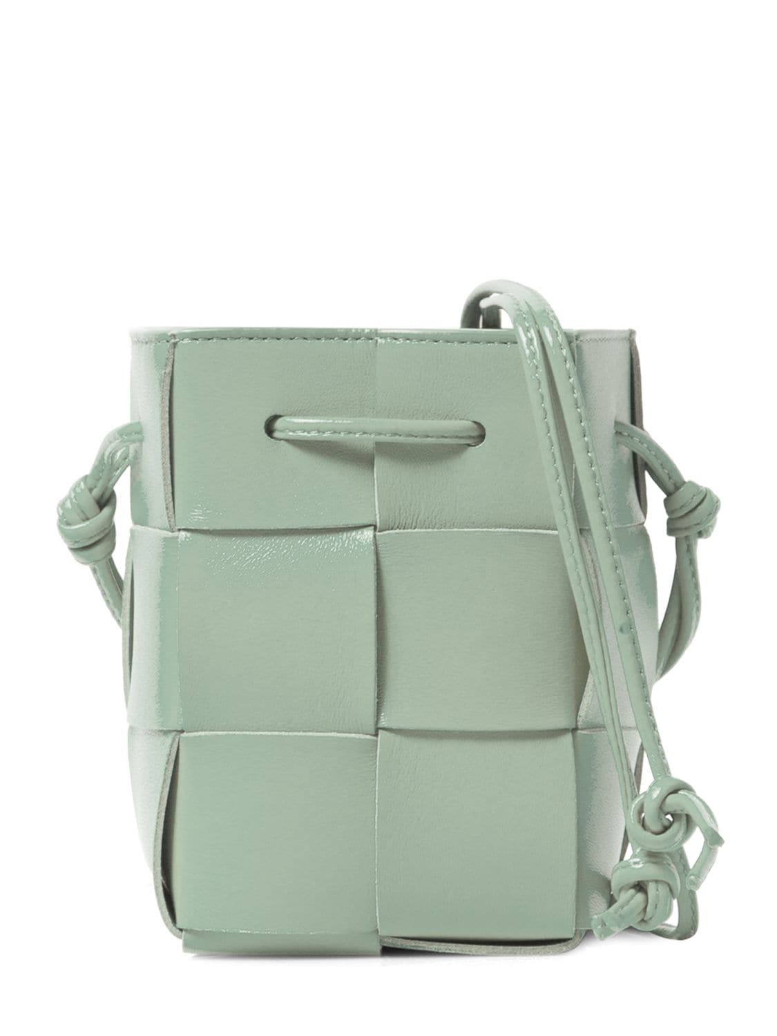 Mini Intreccio Leather Bucket Bag – WOMEN > BAGS > SHOULDER BAGS
