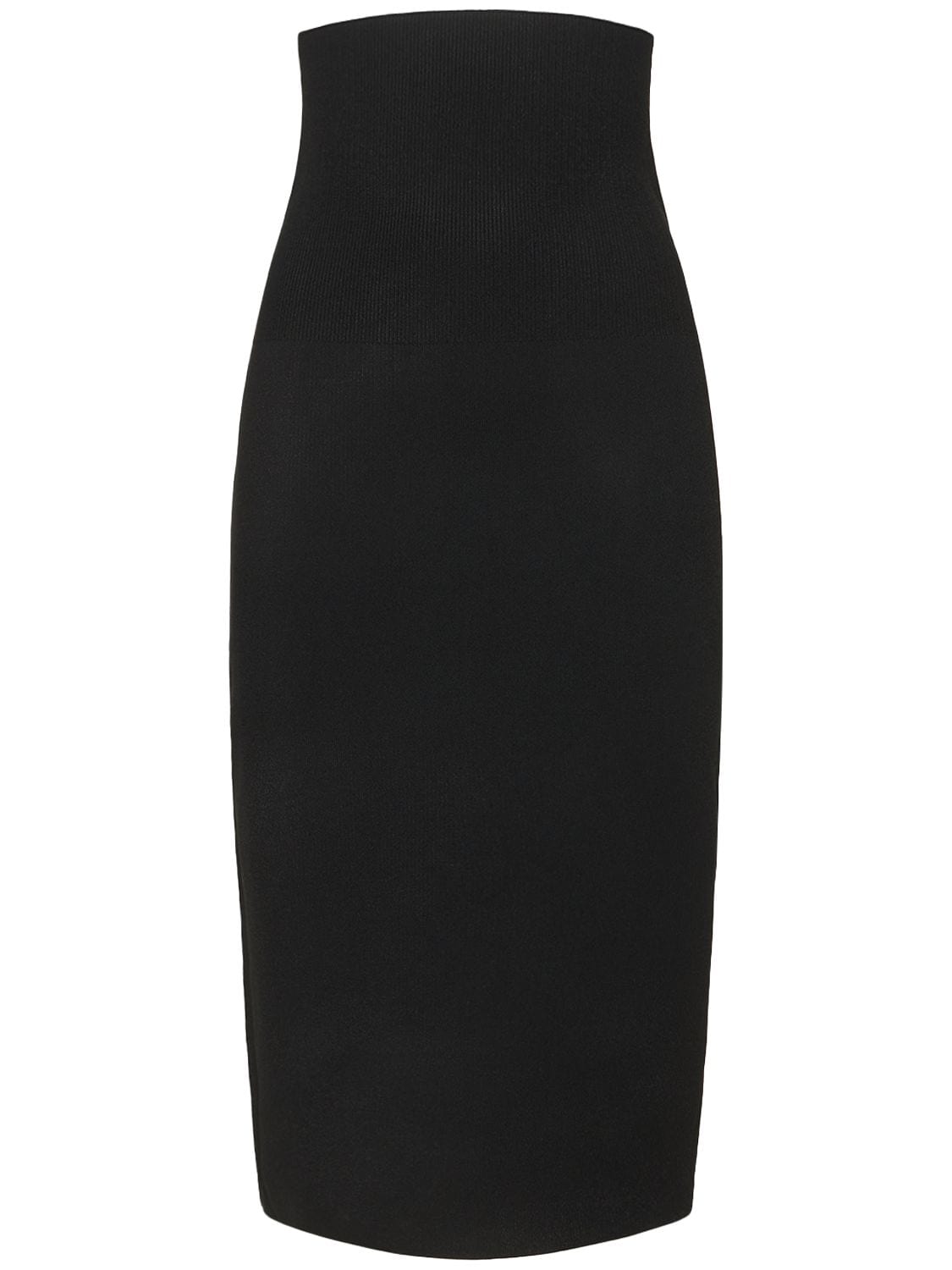 Image of Body Fitted Stretch Midi Skirt