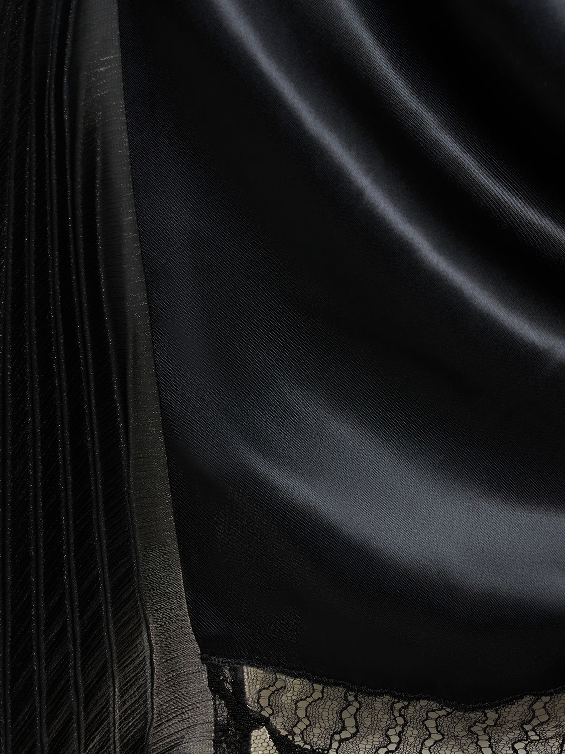 VICTORIA BECKHAM LACE & SATIN MINI DRESS 