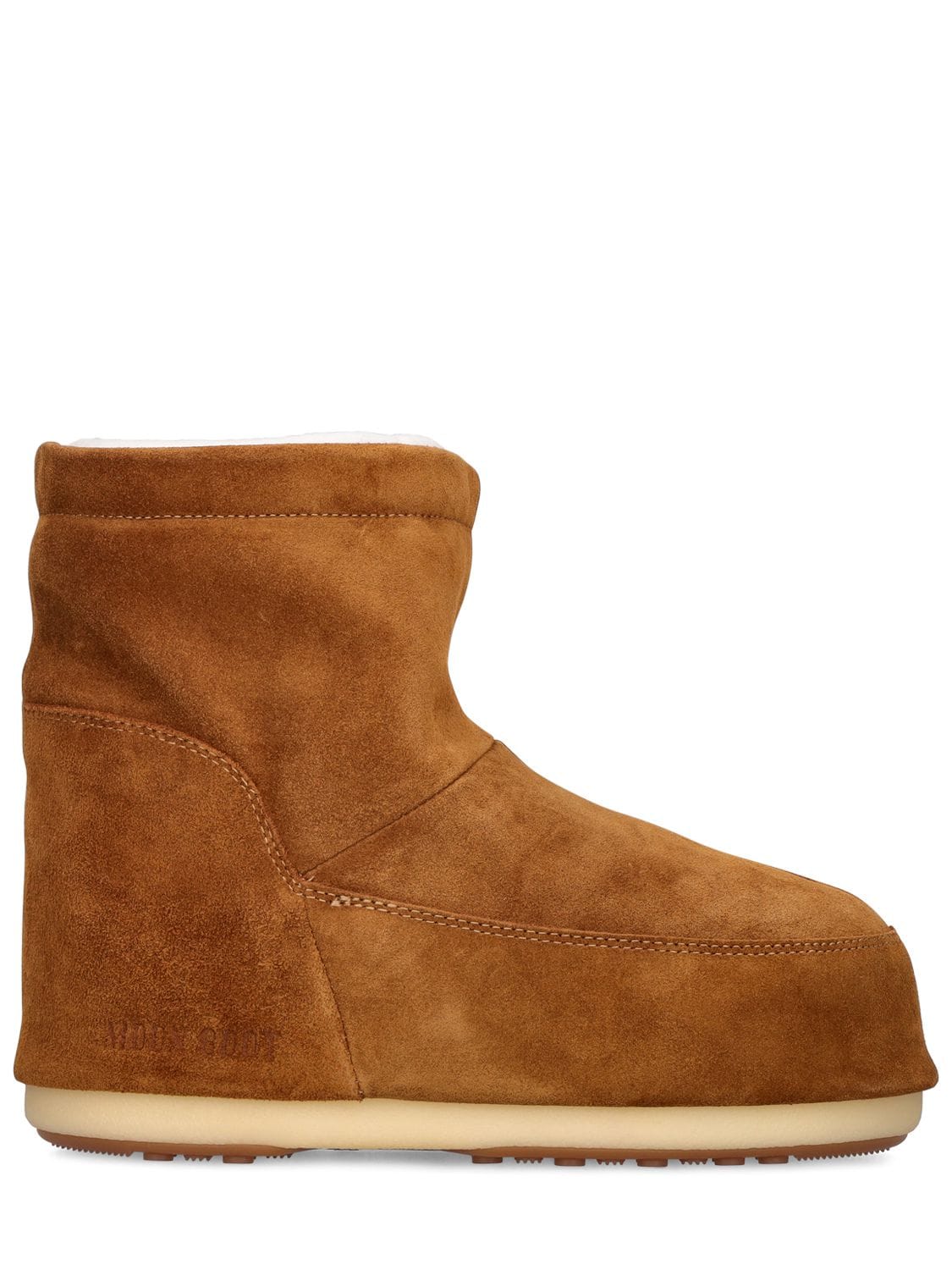 Image of Icon Low No-lace Suede Moon Boots