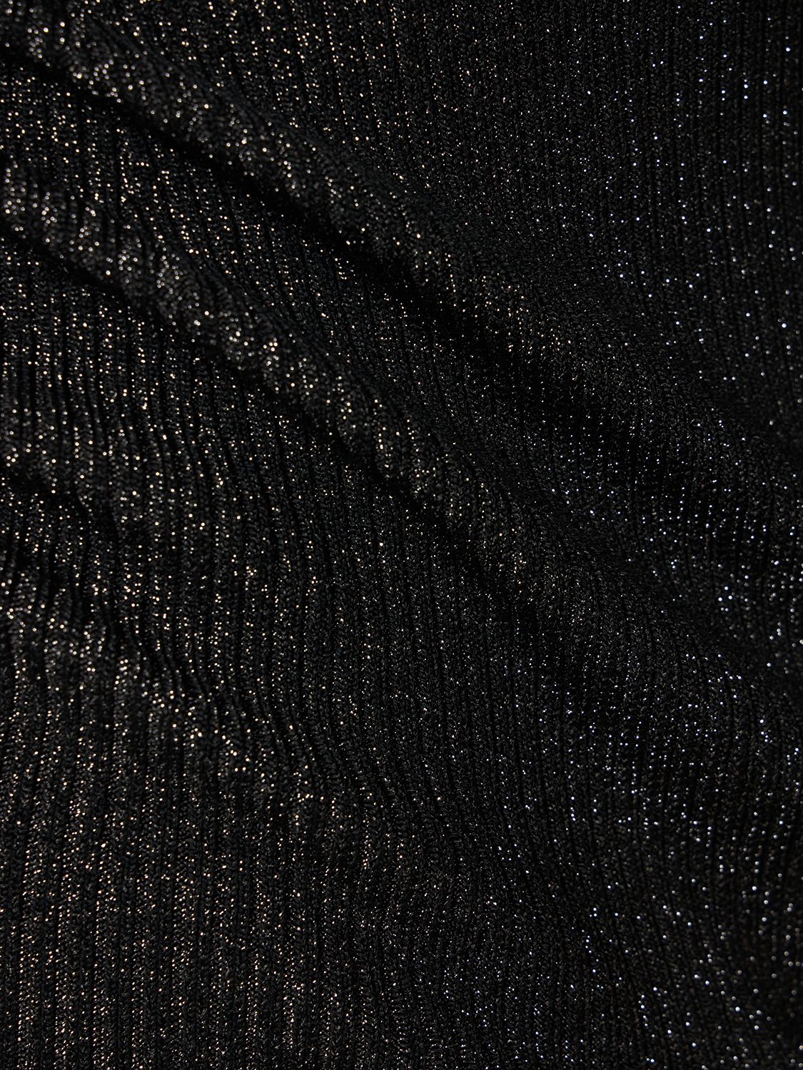 Shop Khaite Marisole Knitted Viscose Blend Dress In Black