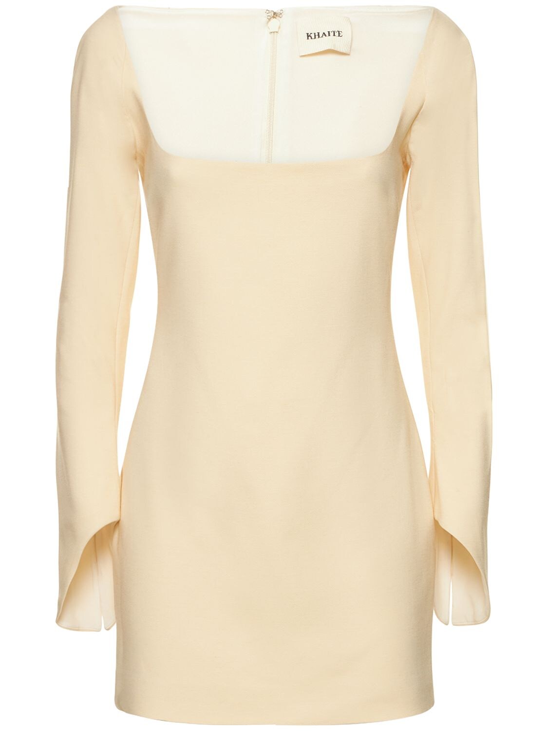 KHAITE TATE STRETCH VISCOSE BLEND MINI DRESS