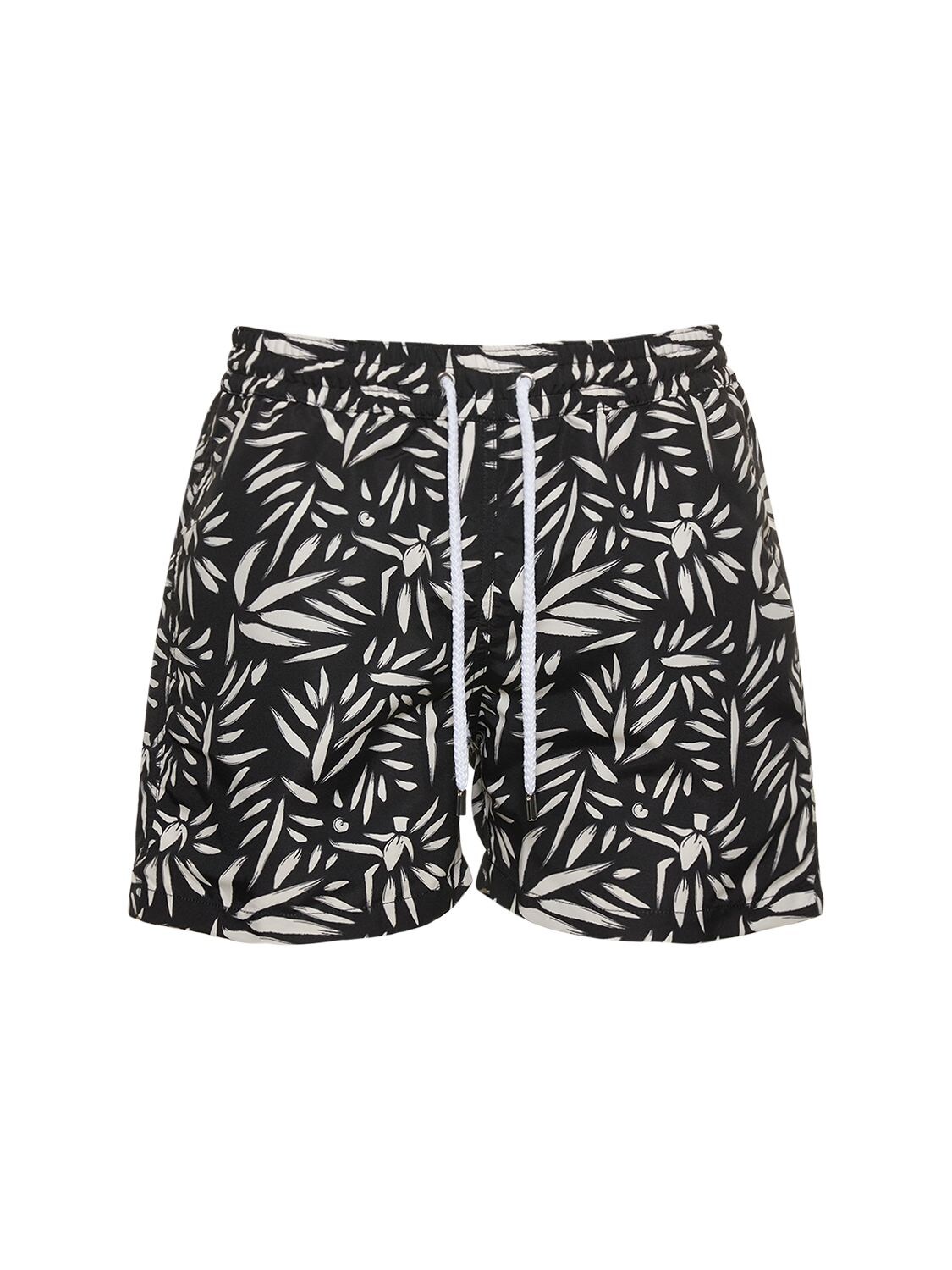 FRESCOBOL CARIOCA ABSTRACT PRINTED TECH SWIM SHORTS