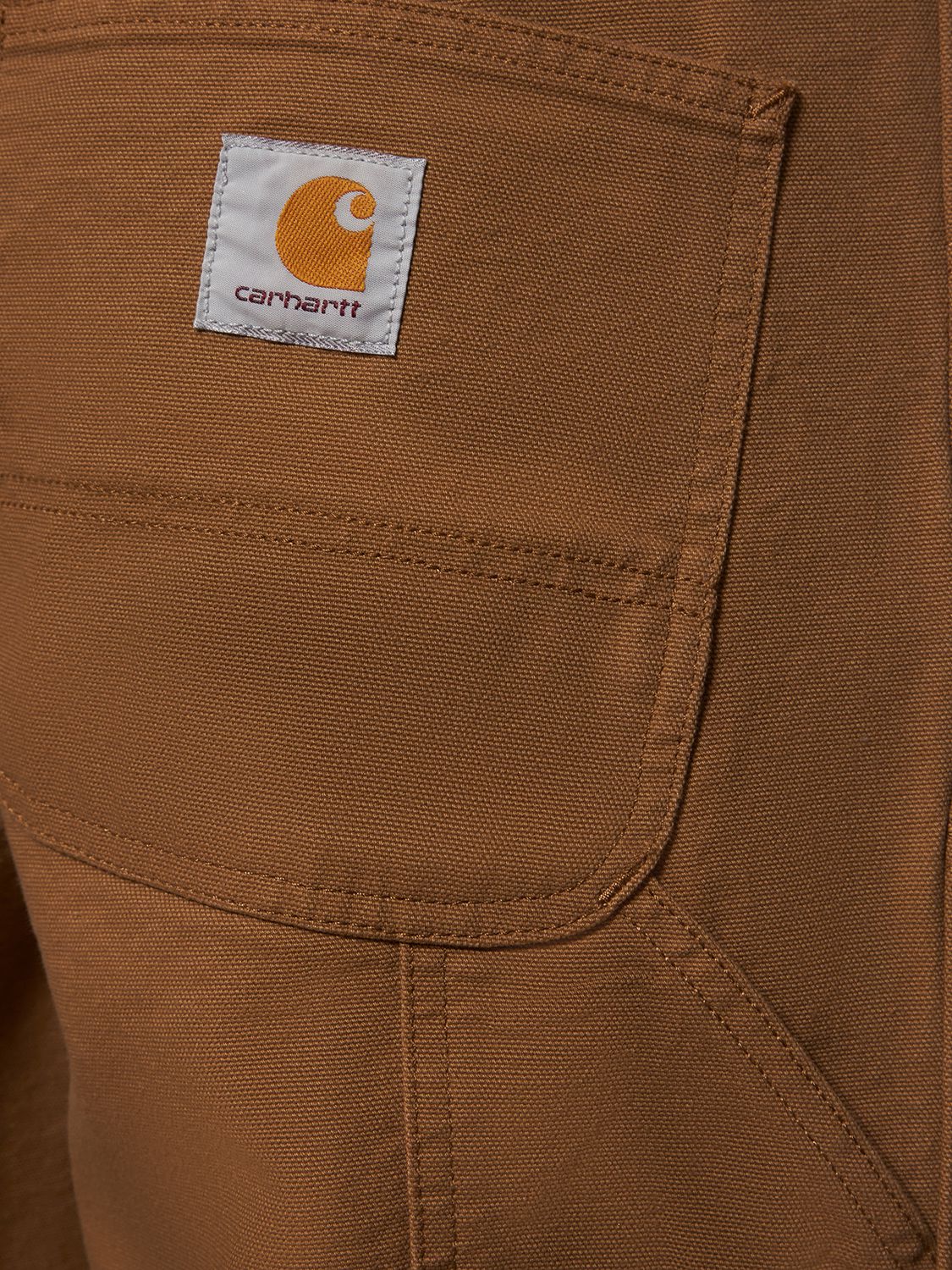 Shop Carhartt L32 Double Knee Organic Cotton Jeans In Hamilton Brown