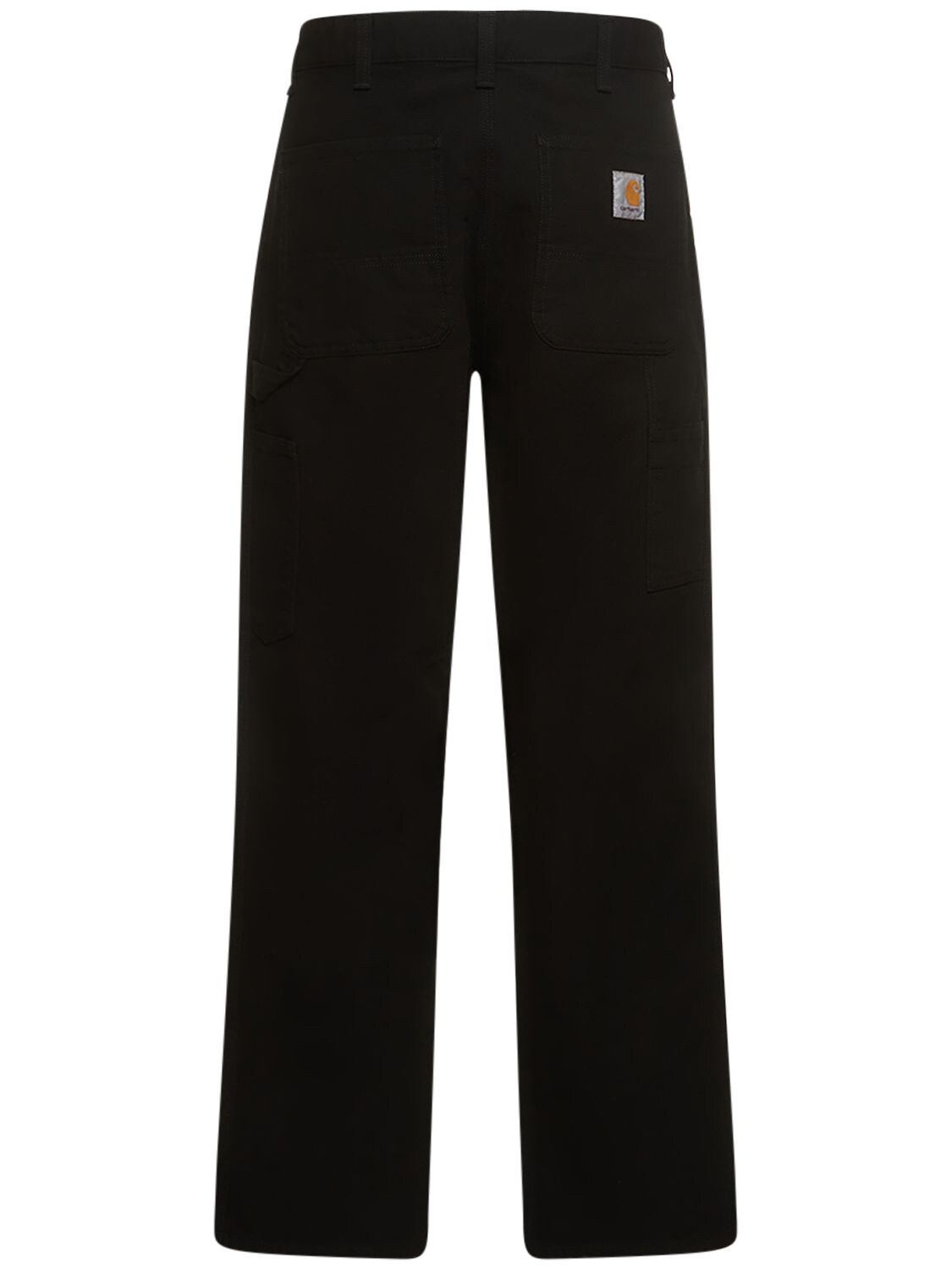 Shop Carhartt Single-knee Dearborn Denim Jeans In Black