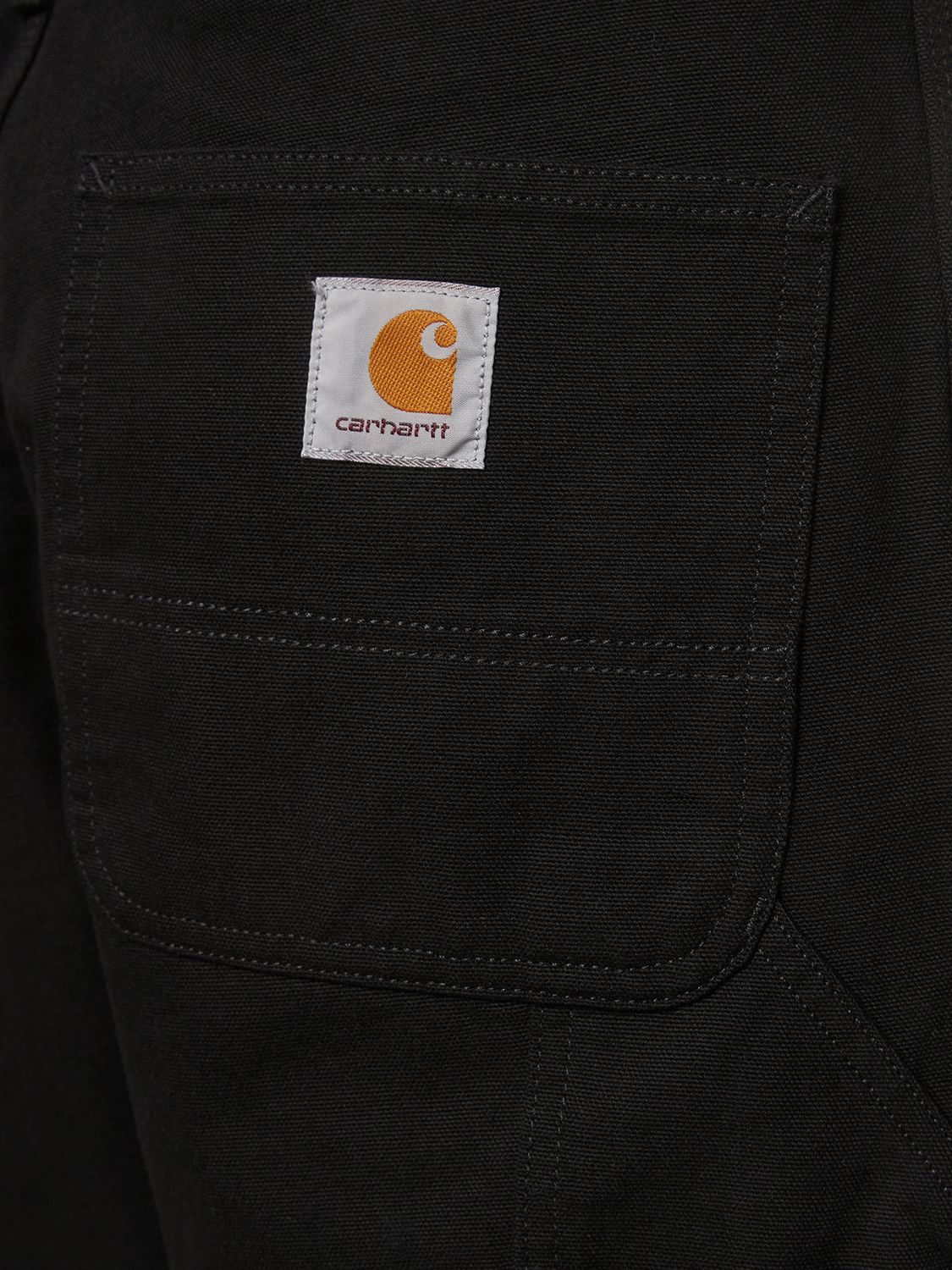 Shop Carhartt Single-knee Dearborn Denim Jeans In Black