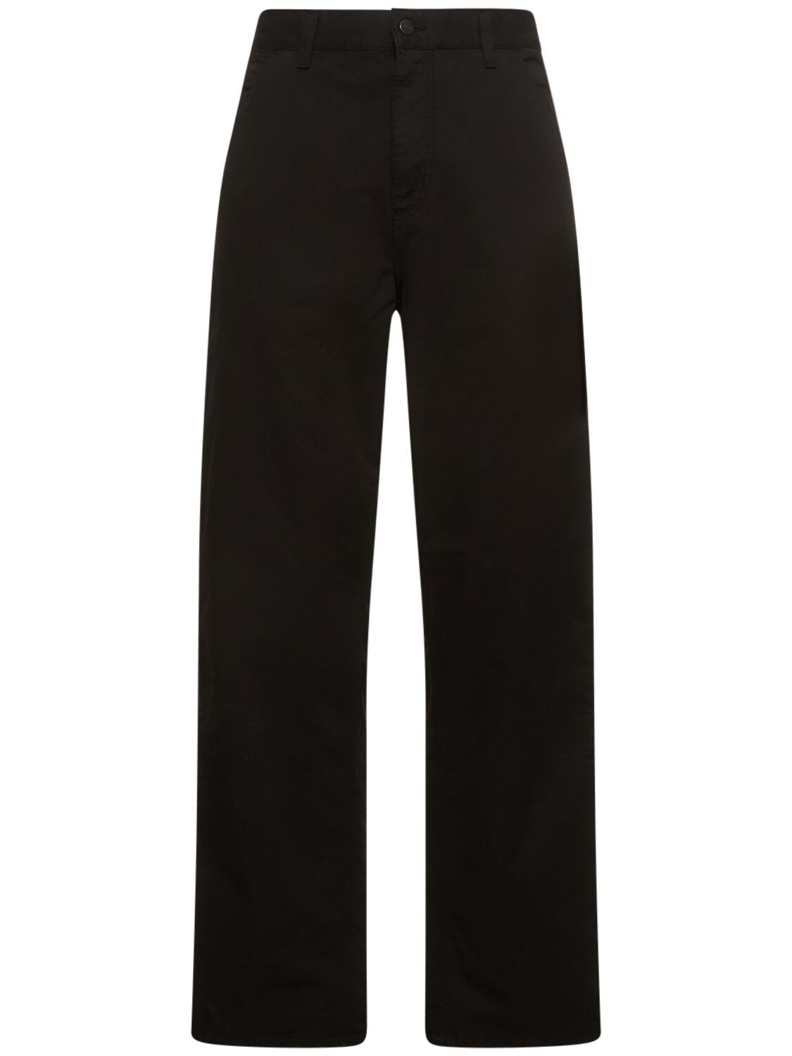 Carhartt Drill Single Knee Pants In Dyed Black