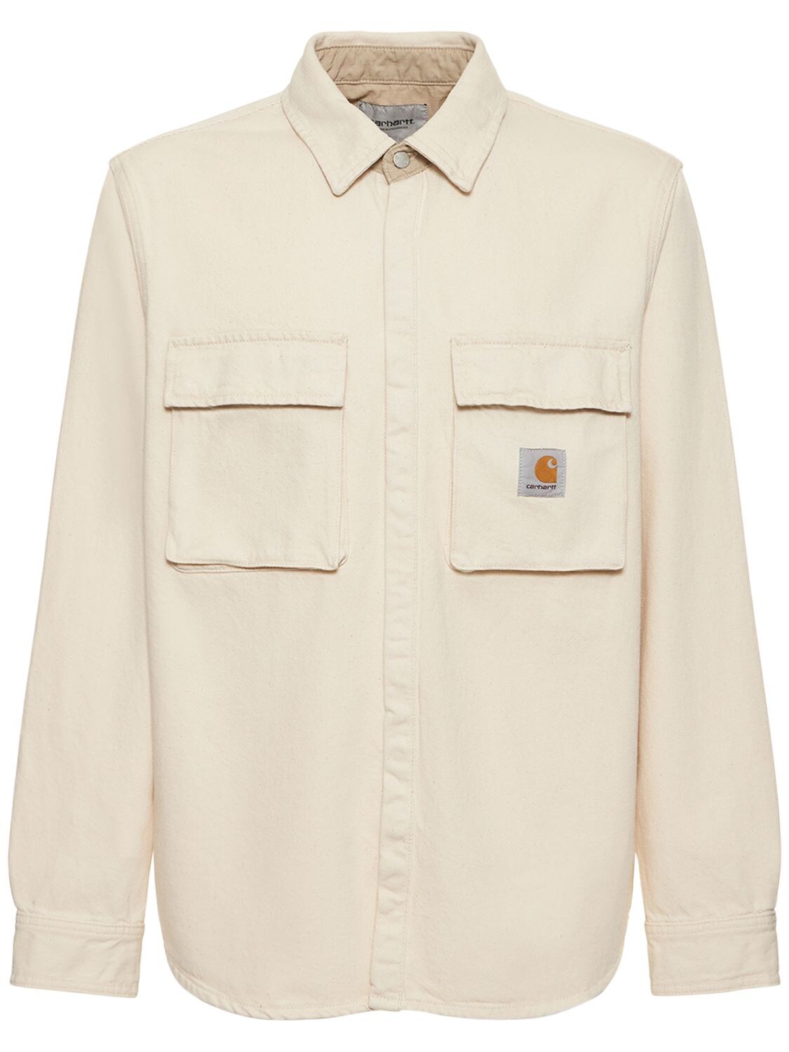 Carhartt Montrey Cotton Shirt Jacket In Beige