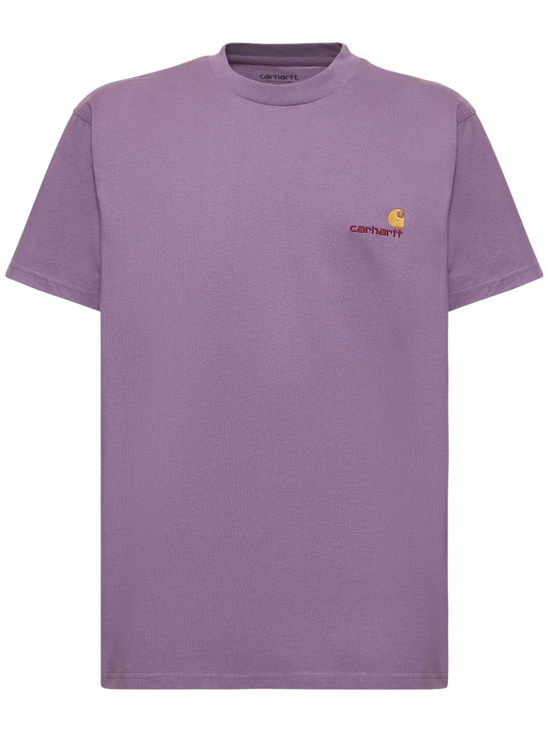 Carhartt T-shirt American Script In Purple