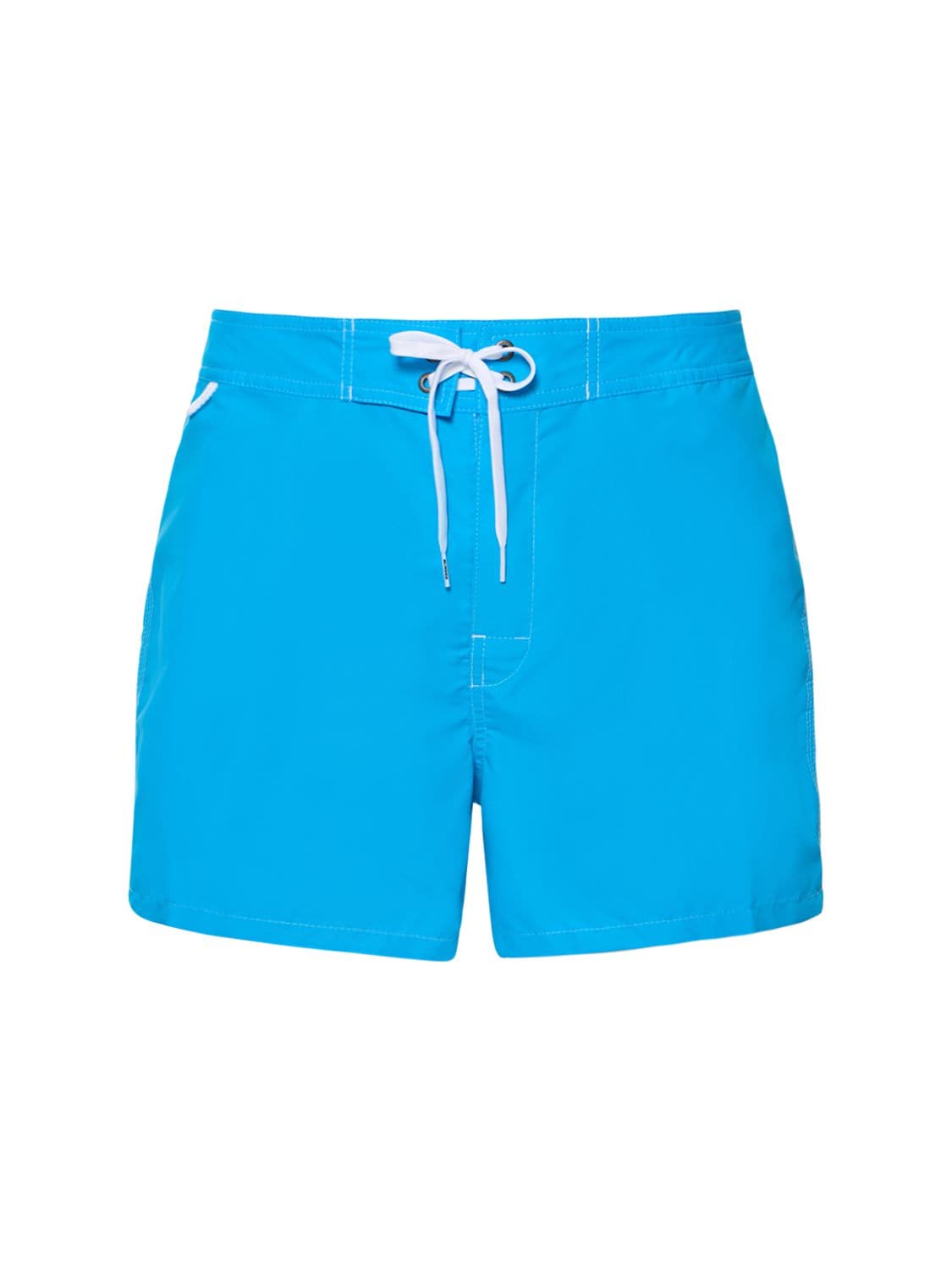 Sundek Fixed Waist Logo Nylon Swim Shorts In Oversea