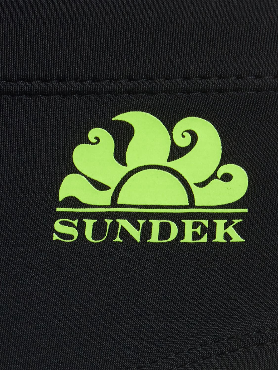 Shop Sundek Logo Print Econyl Swim Briefs In Black