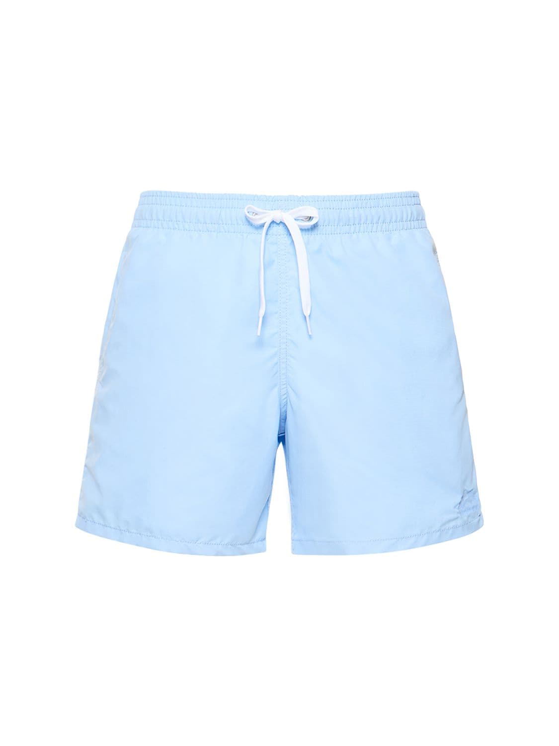 Sundek Stretch Waist Soft Nylon Swim Shorts In Teapot Blue