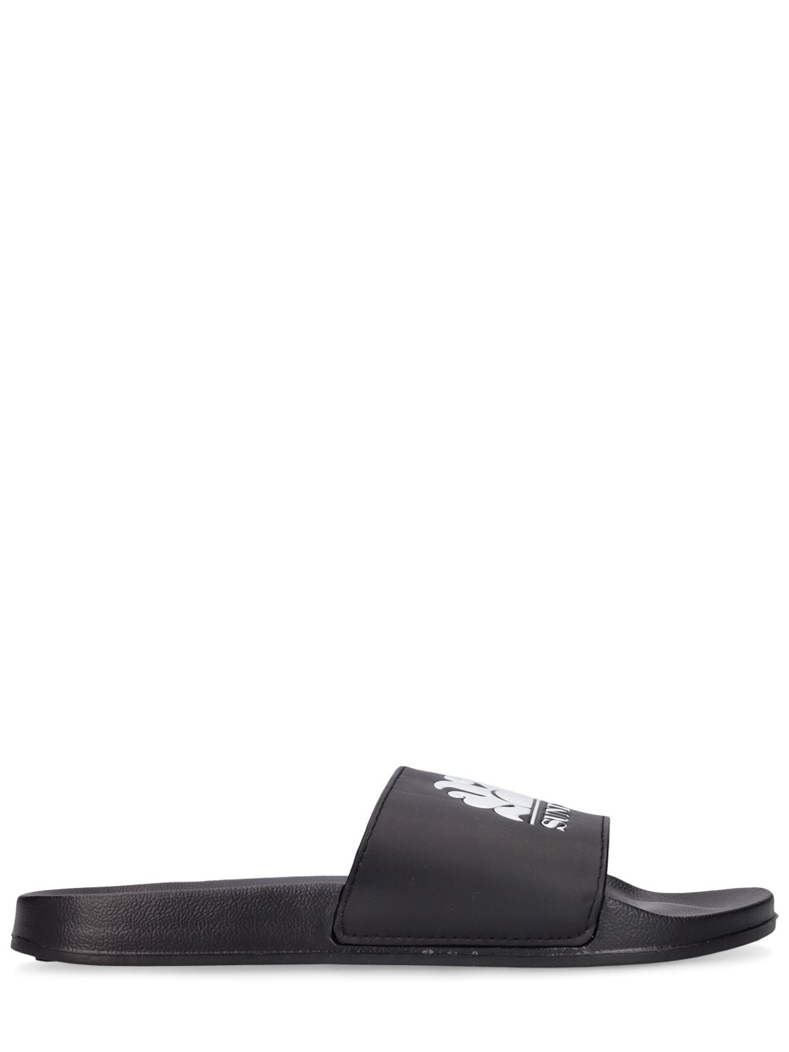 Sundek 25mm Logo Print Rubber Slide Sandals In Black | ModeSens