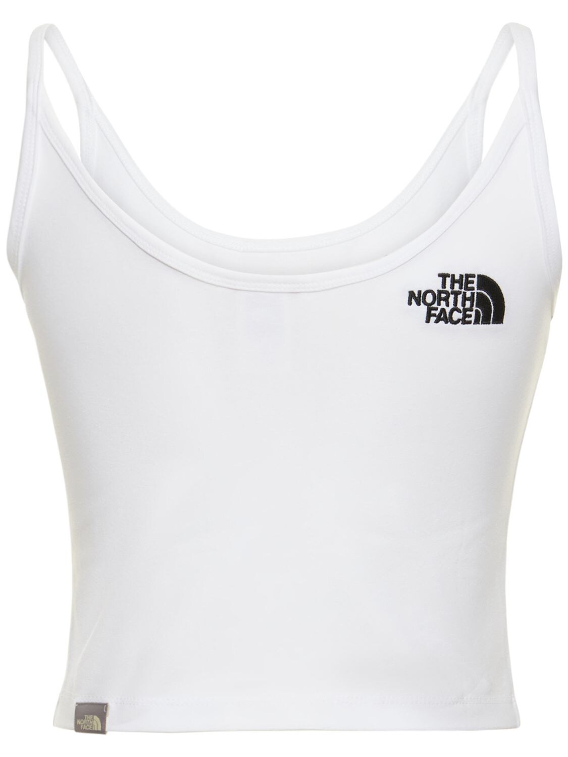 The North Face Cropped Tank In White