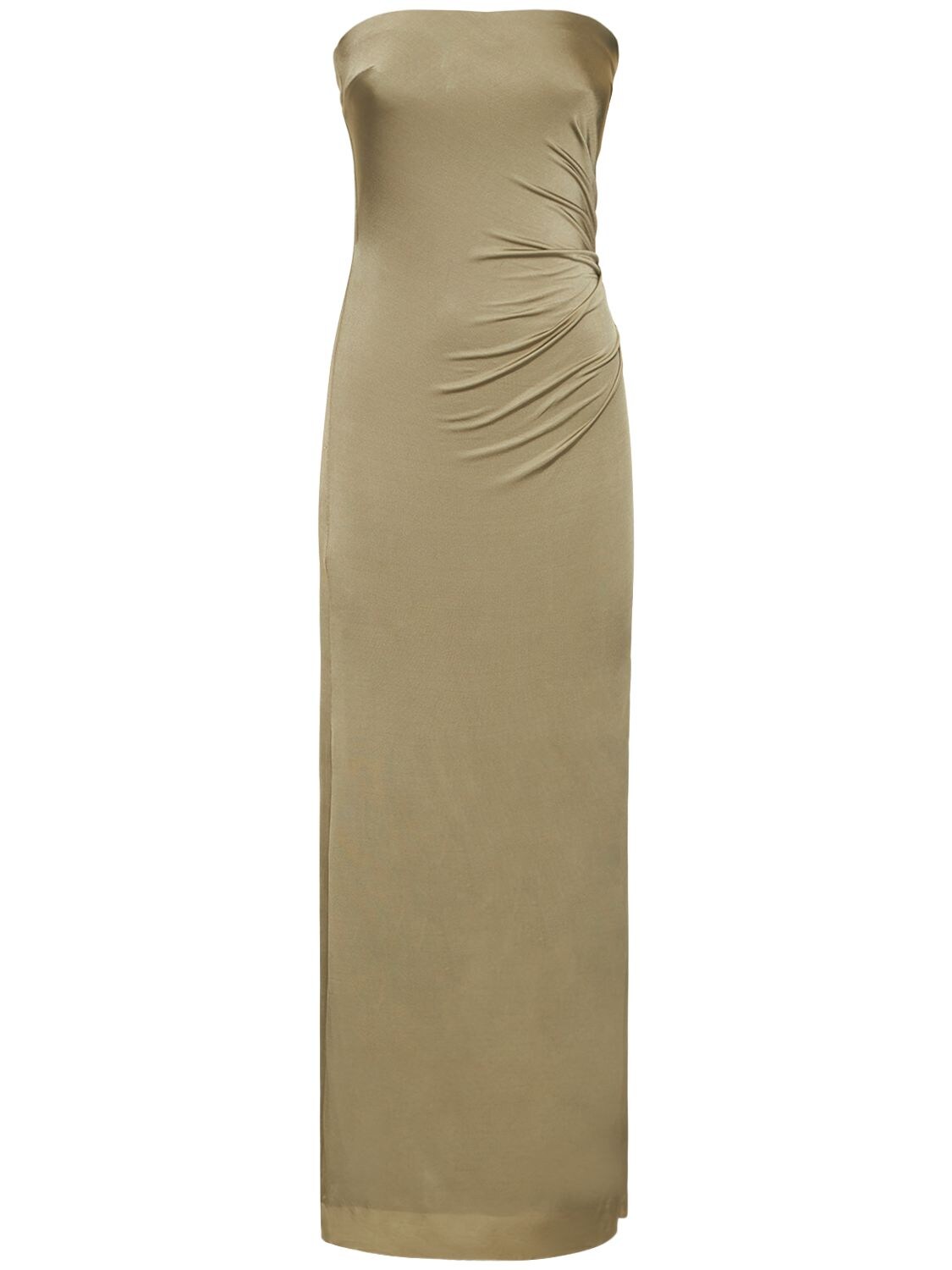 Ariel Stretch Jersey Midi Dress – WOMEN > CLOTHING > DRESSES