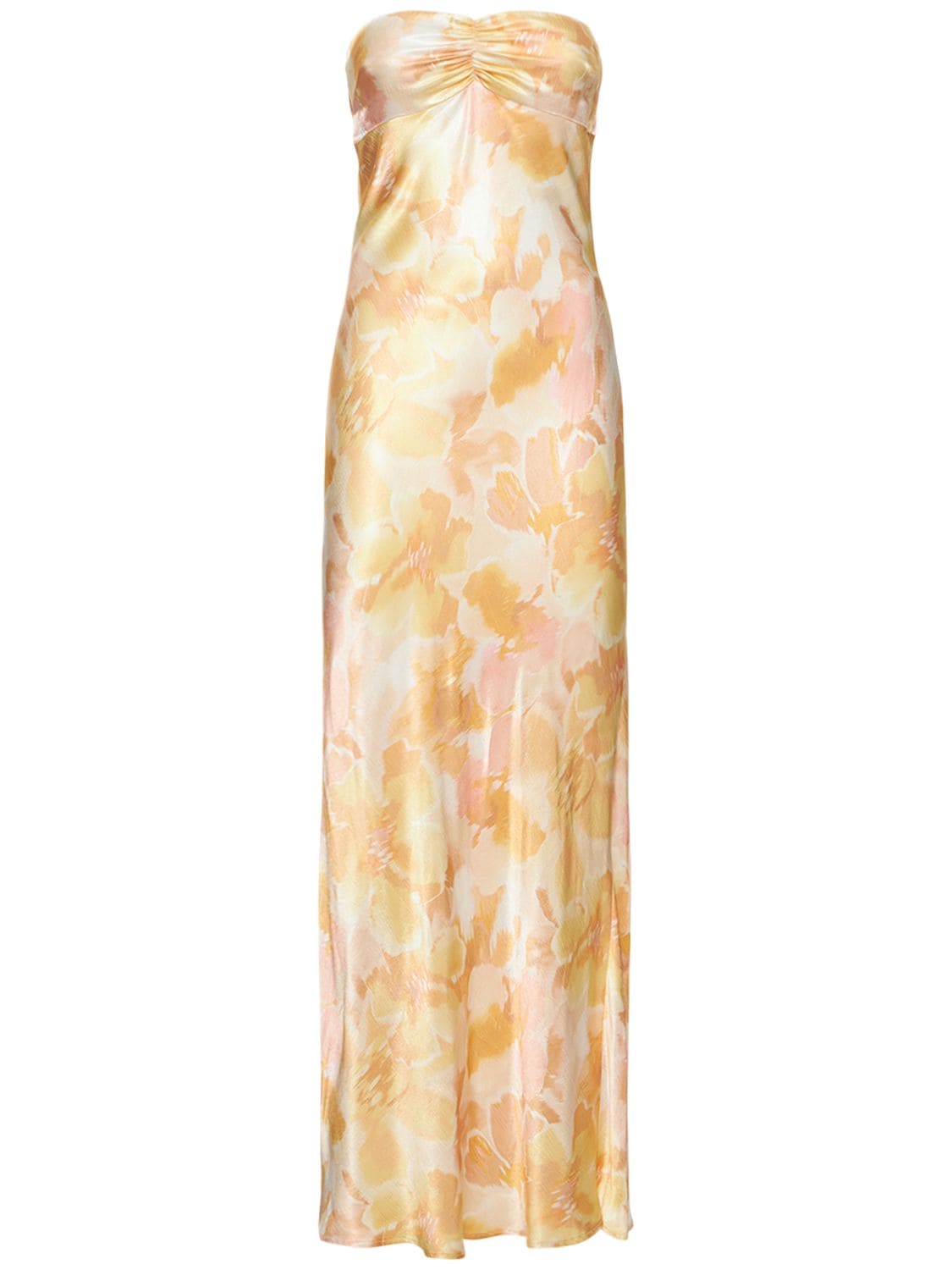 BEC & BRIDGE INDI STRAPLESS VISCOSE MAXI DRESS