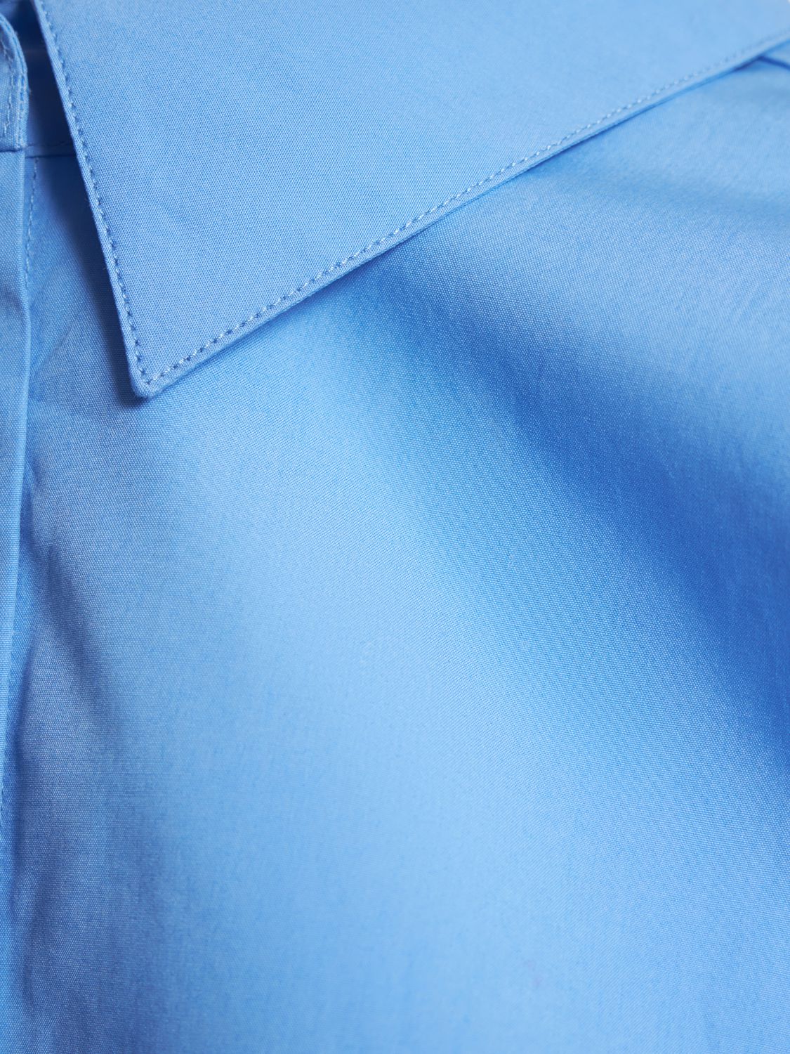 LOULOU STUDIO ESPANTO COTTON POPLIN SHIRT 