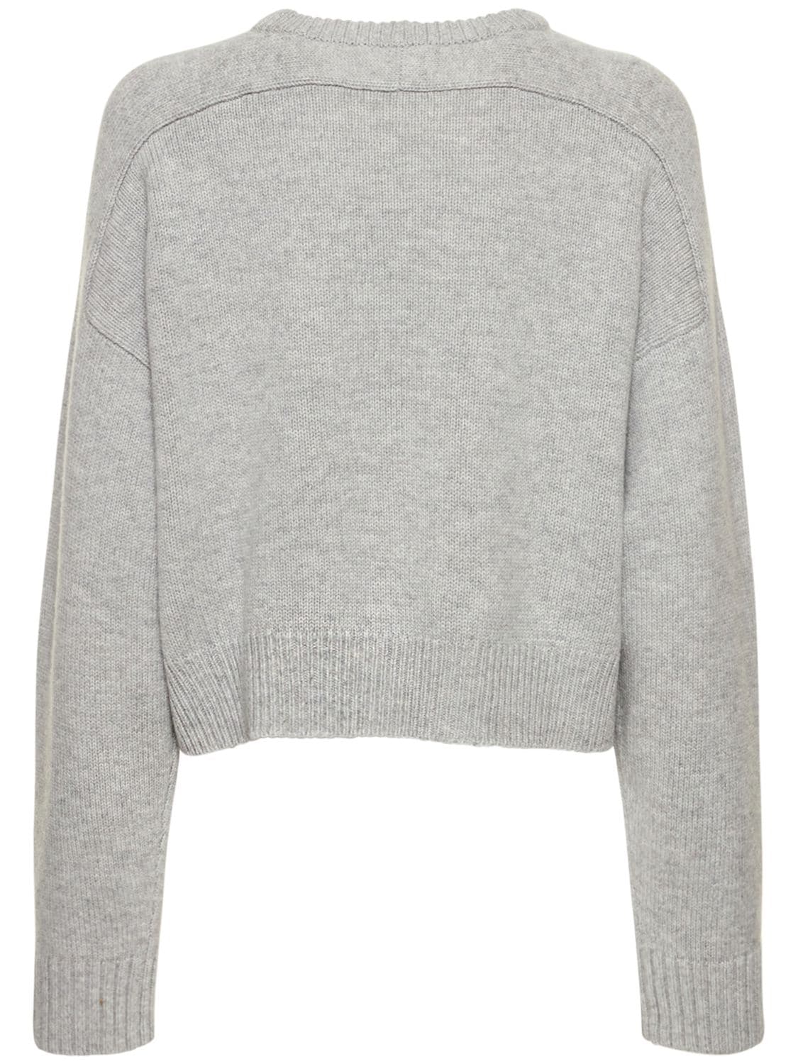 Shop Loulou Studio Bruzzi Wool & Cashmere Sweater In Grey