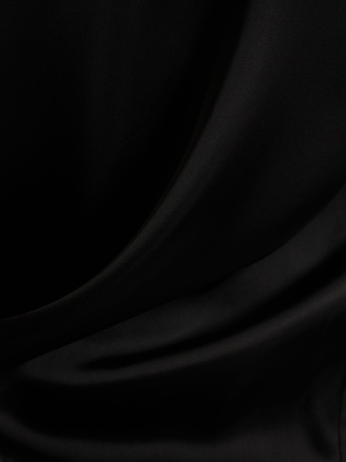 LOULOU STUDIO ARA VISCOSE SATIN MIDI DRESS 