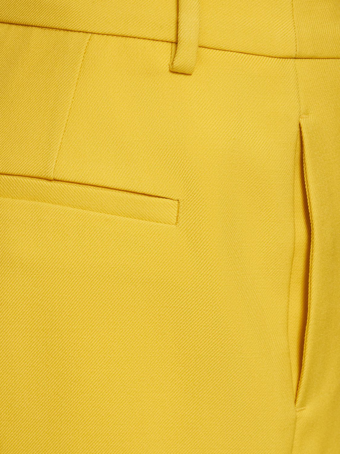 BITE STUDIOS TAILORED FOLD UP WOOL PANTS 