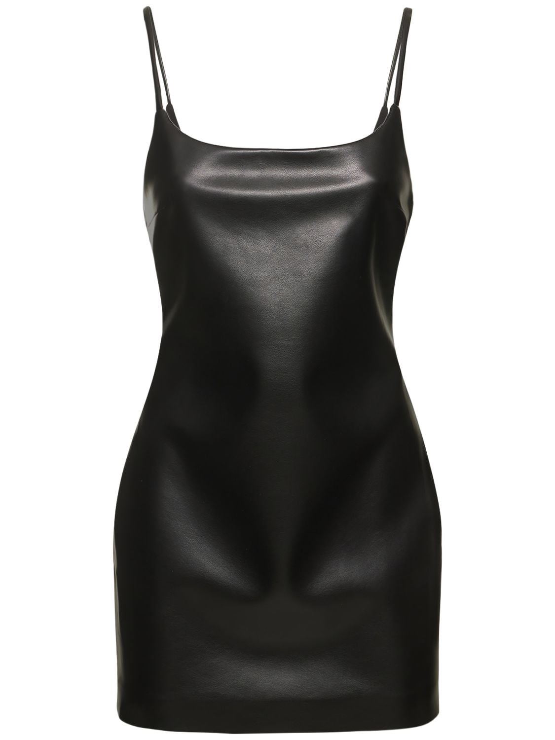 Sariah Faux Leather Mini Dress – WOMEN > CLOTHING > DRESSES