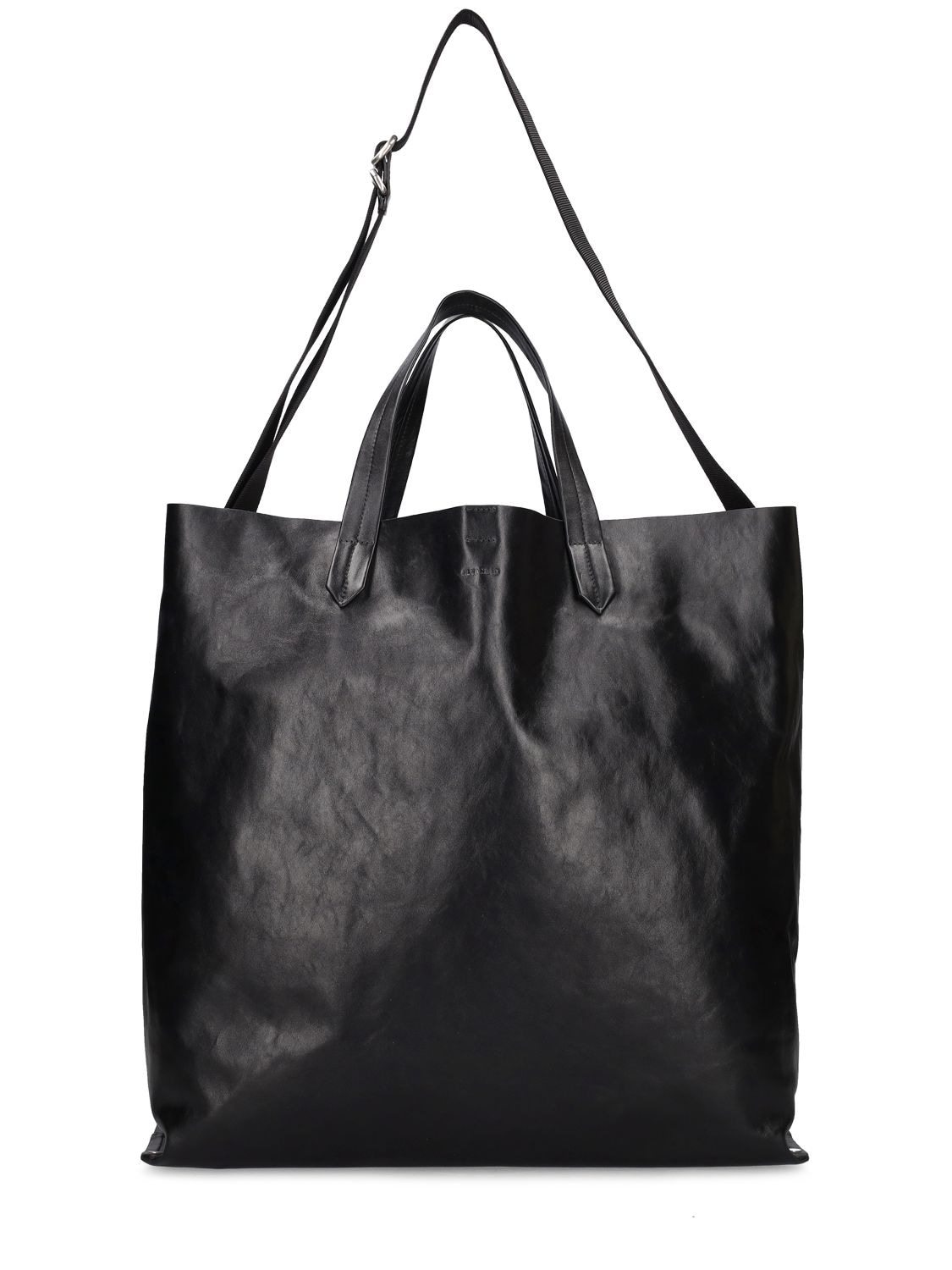 Tape Leather Tote Bag – MEN > BAGS > TOTE BAGS