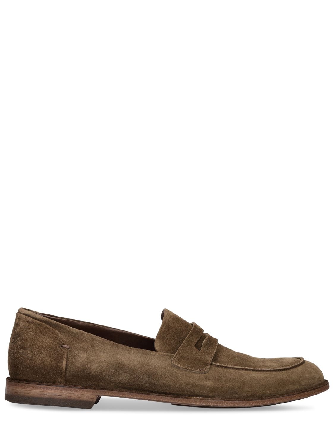 Kostant Suede Leather Loafers – MEN > SHOES > LOAFERS