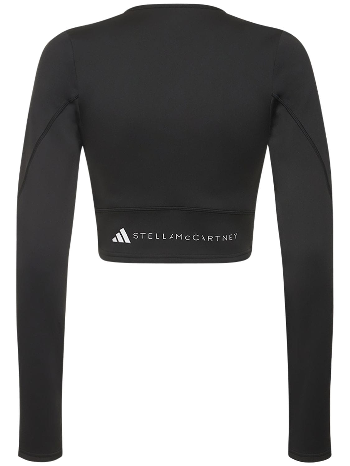 adidas by Stella McCartney Truestrength Yoga Crop Top in Black