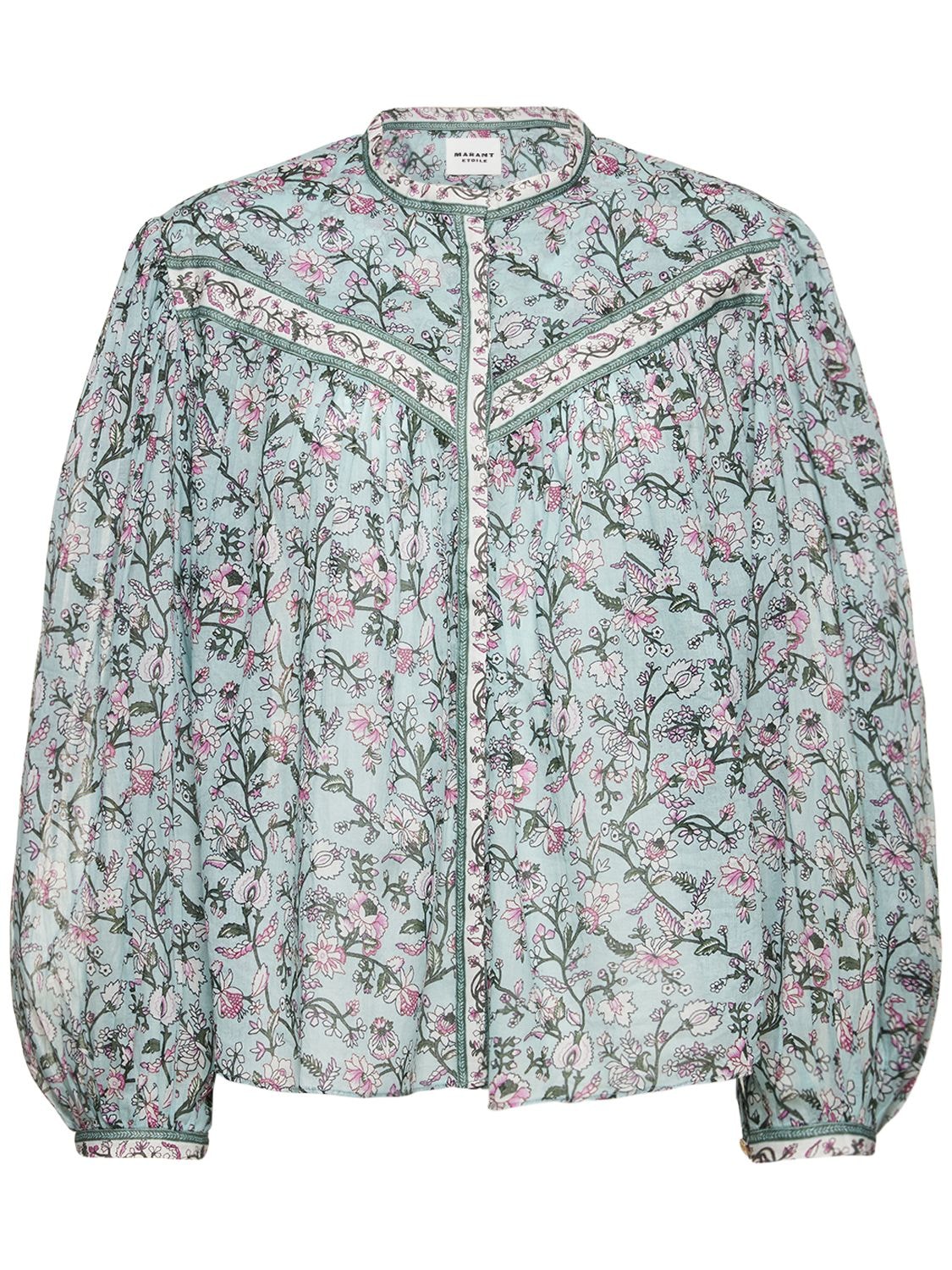 ISABEL MARANT ÉTOILE SALIKA PRINTED COTTON SHIRT