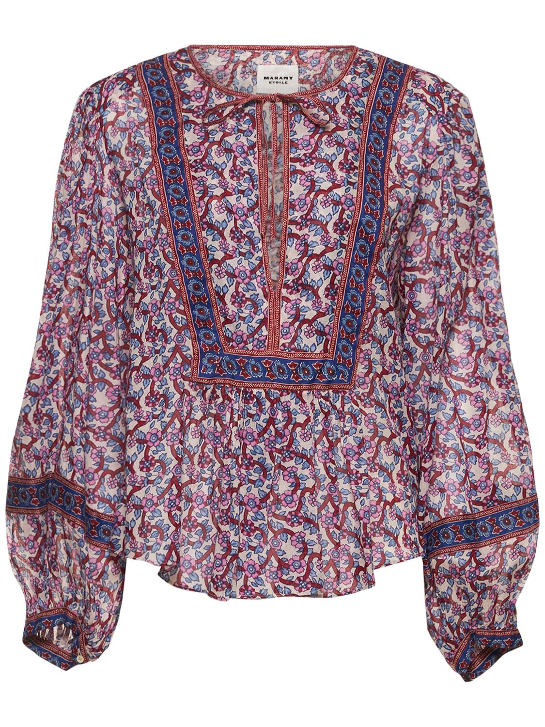 Isabel Marant Étoile Gayle Top In Ecru In Beige,multi