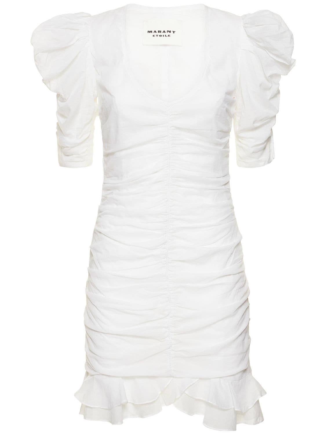 Image of Sireny Cotton Voile Mini Dress
