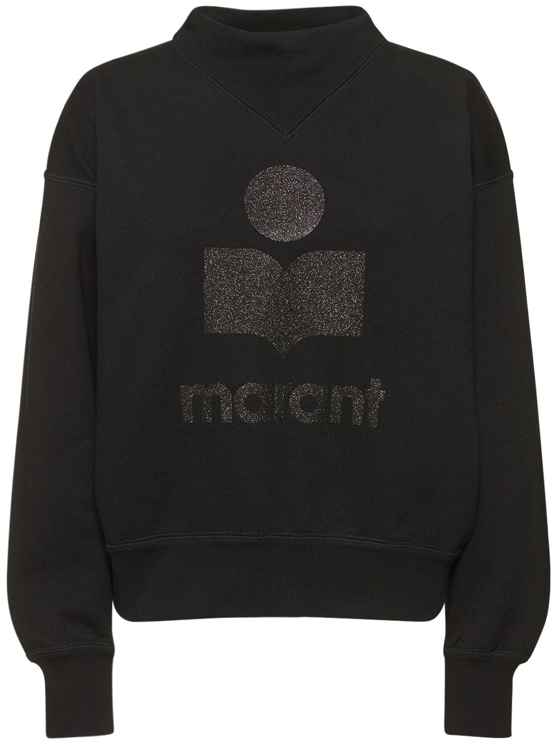 Isabel Marant Étoile Moby Logo-print Sweatshirt In Black