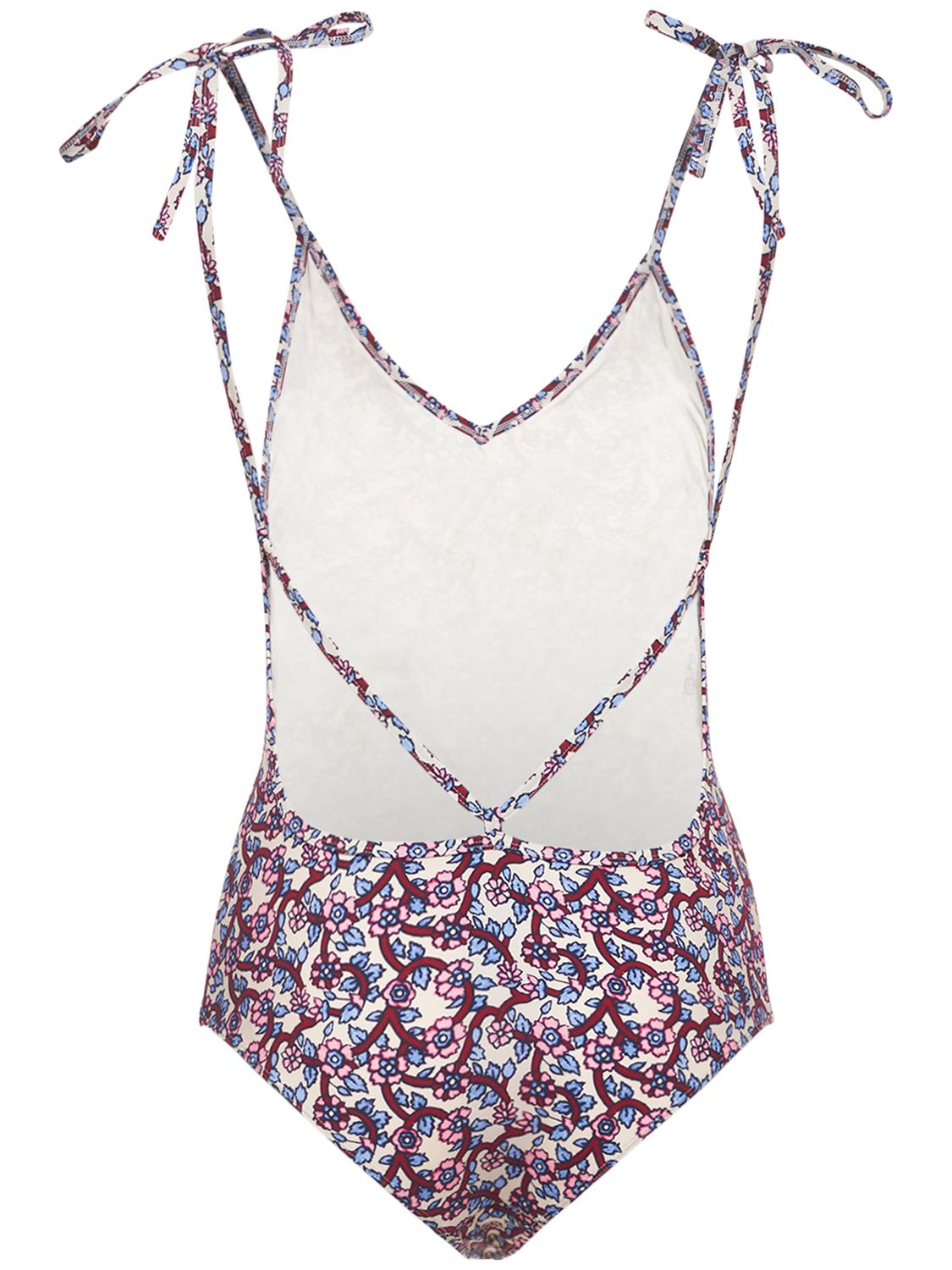 ISABEL MARANT ÉTOILE SWAN PRINTED ONE PIECE SWIMSUIT