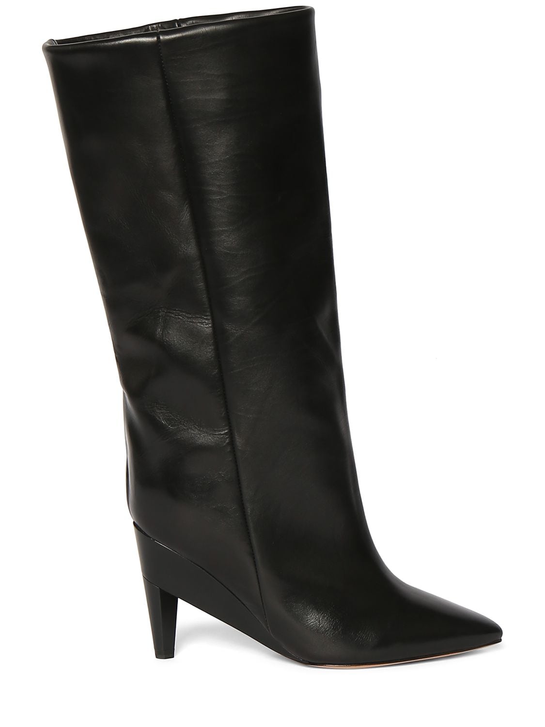 Image of 85mm Liesel-ga Leather Tall Boots