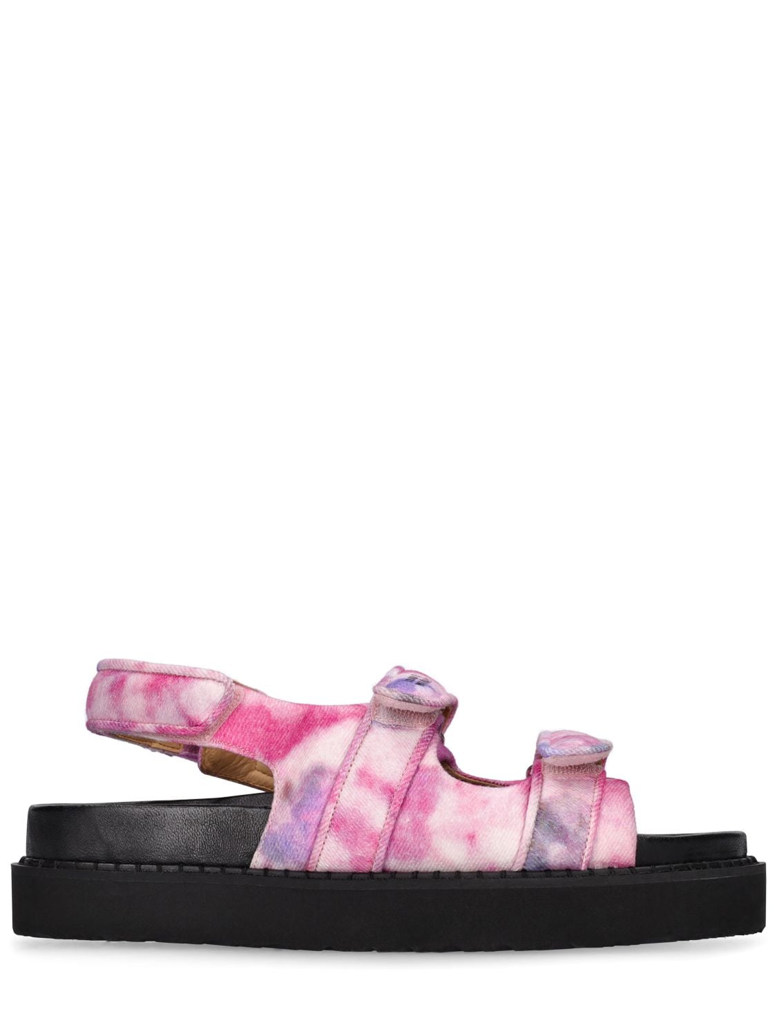 25mm Madee-gb Tie Dye Canvas Flats – WOMEN > SHOES > SANDALS