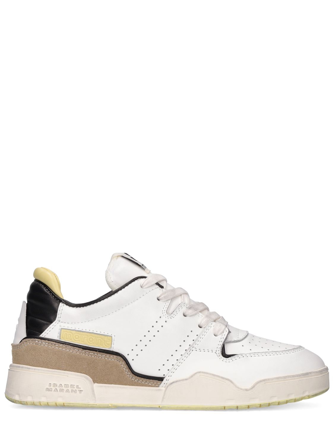 ISABEL MARANT 10MM EMREE LEATHER SNEAKERS