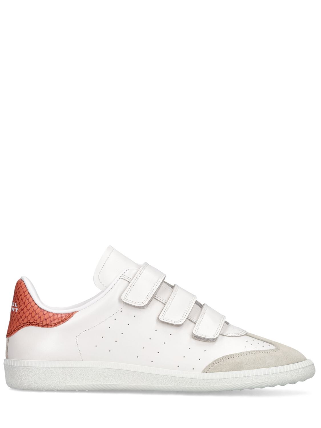 ISABEL MARANT 20MM BETH-GZ LEATHER STRAP SNEAKERS