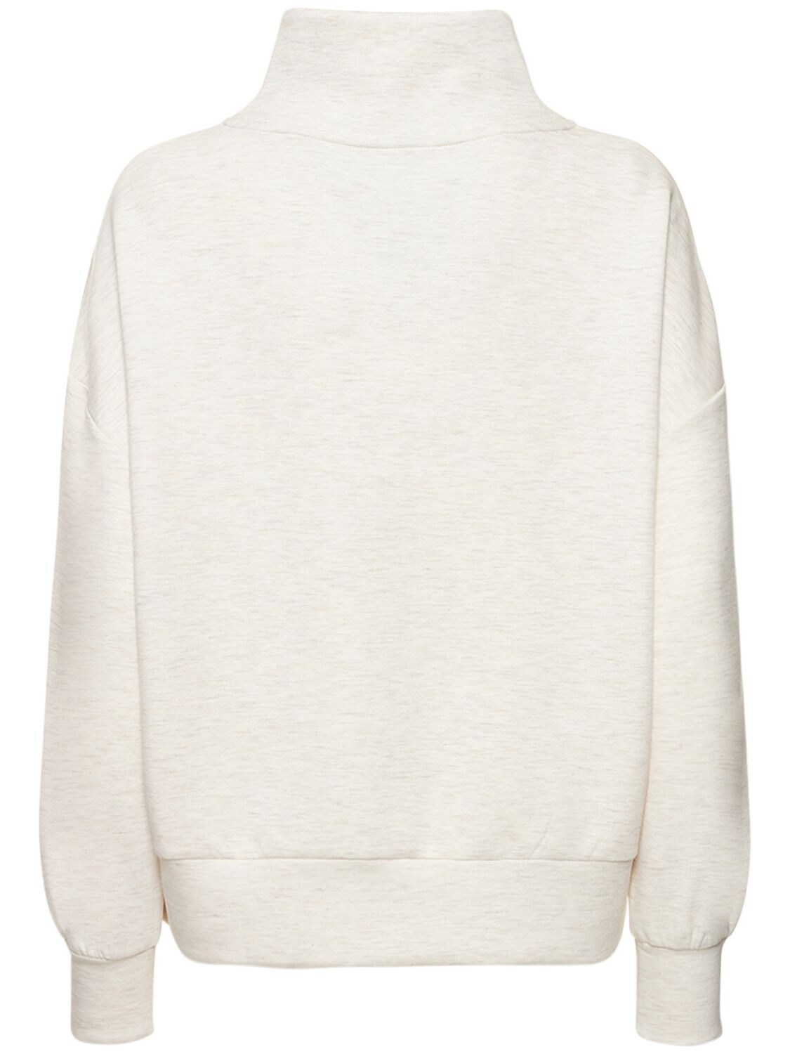 Shop Varley Hawley Sweatshirt In Beige