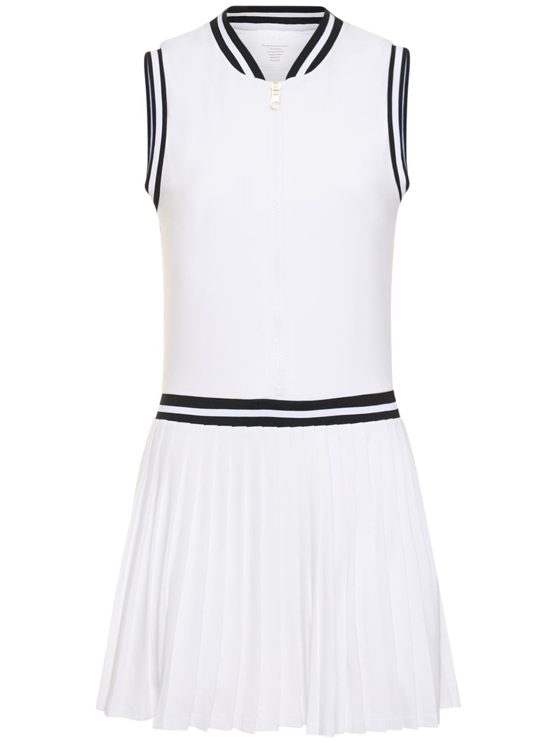 Varley Elgan Tennis-style Dress In White | ModeSens