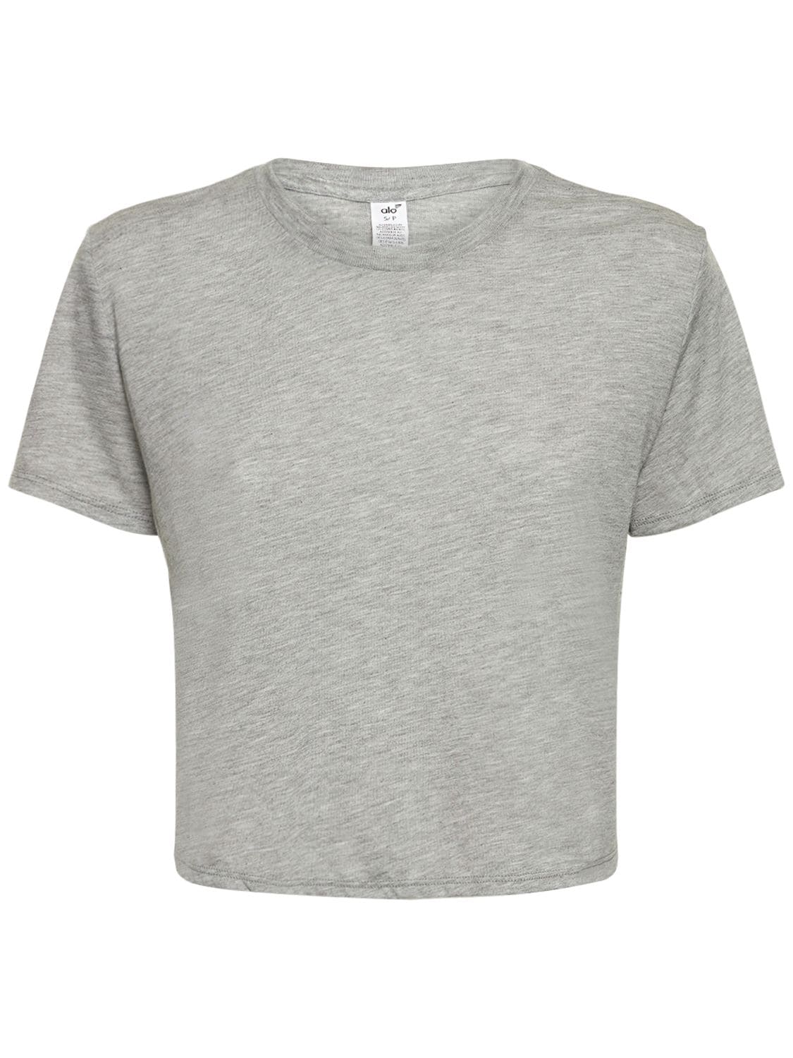 Alo Yoga Laid Back T-shirt In Grey