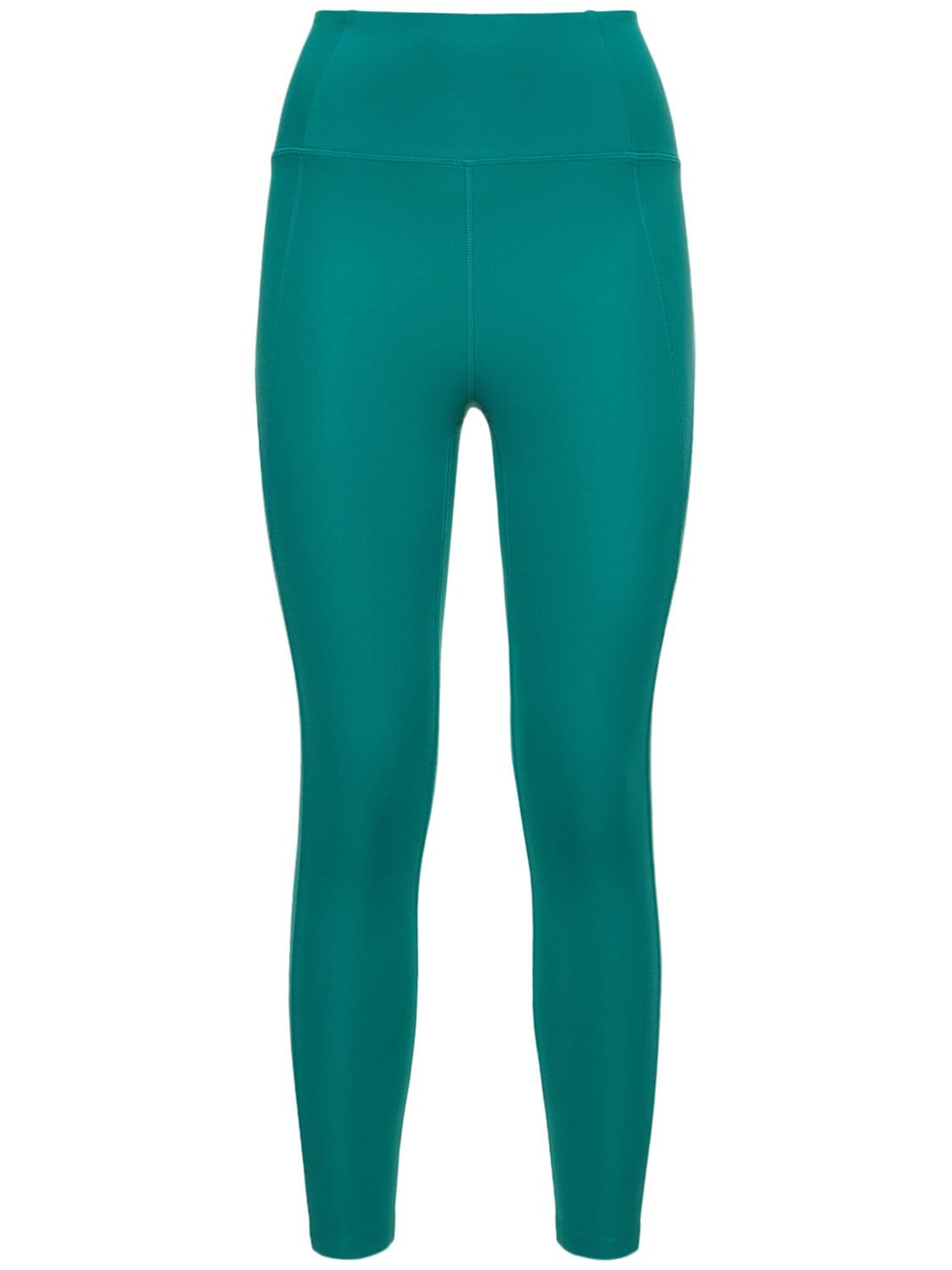 Girlfriend Collective High Rise 7/8 Compression Leggings In Green