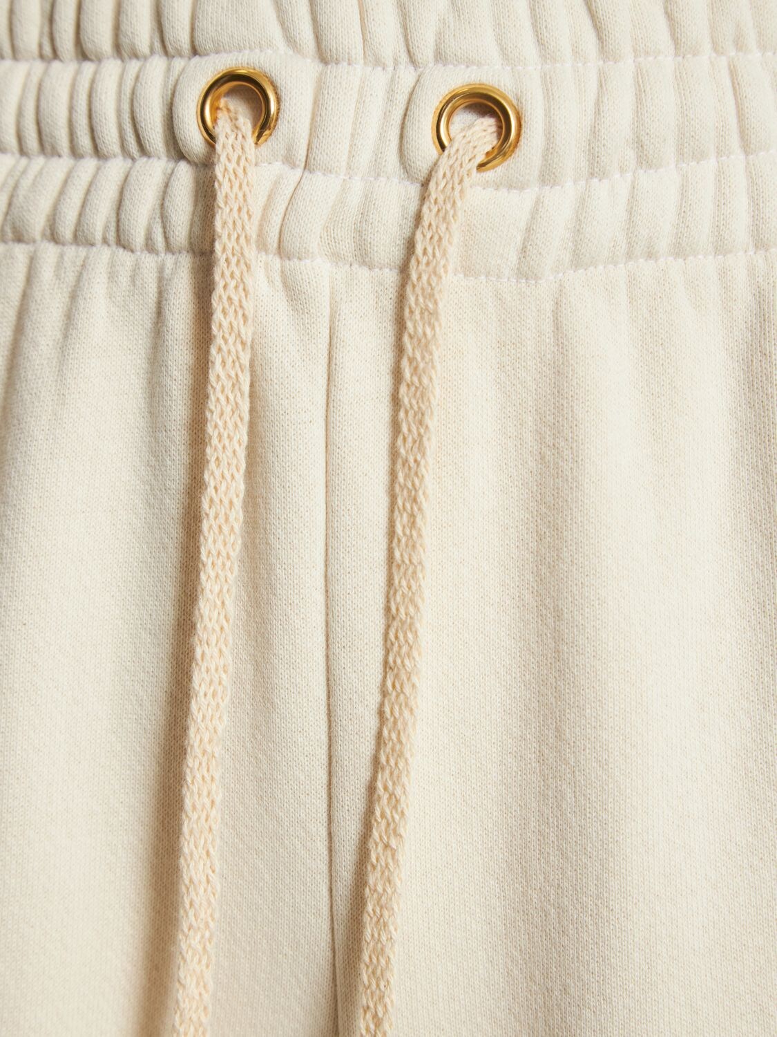 Shop Les Tien Flare Cotton Pants In White