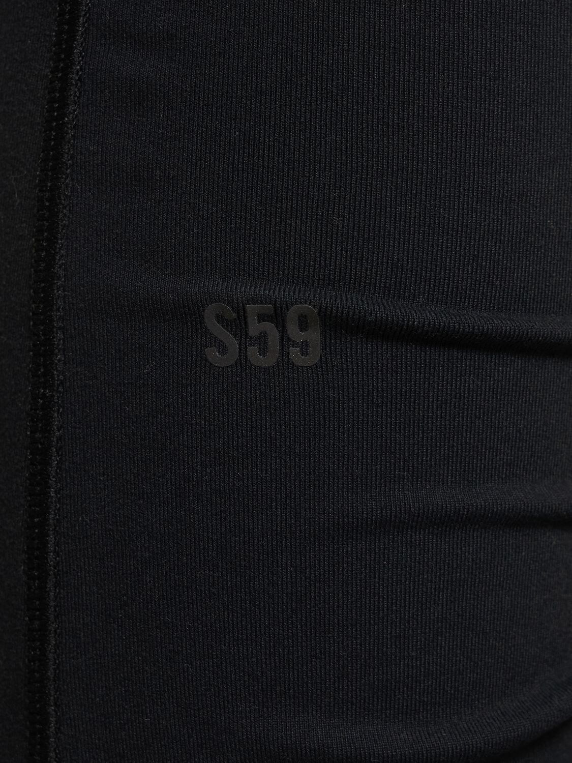 Shop Splits59 Raquel High Waist Flared Pants W/slits In Black