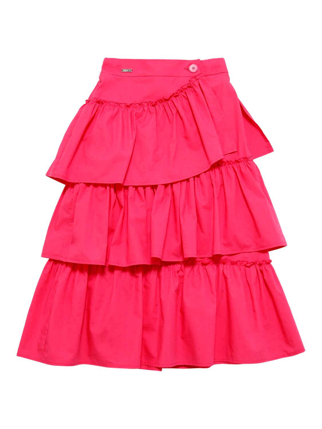 Layered Cotton Poplin Long Skirt – KIDS-GIRLS > CLOTHING > SKIRTS
