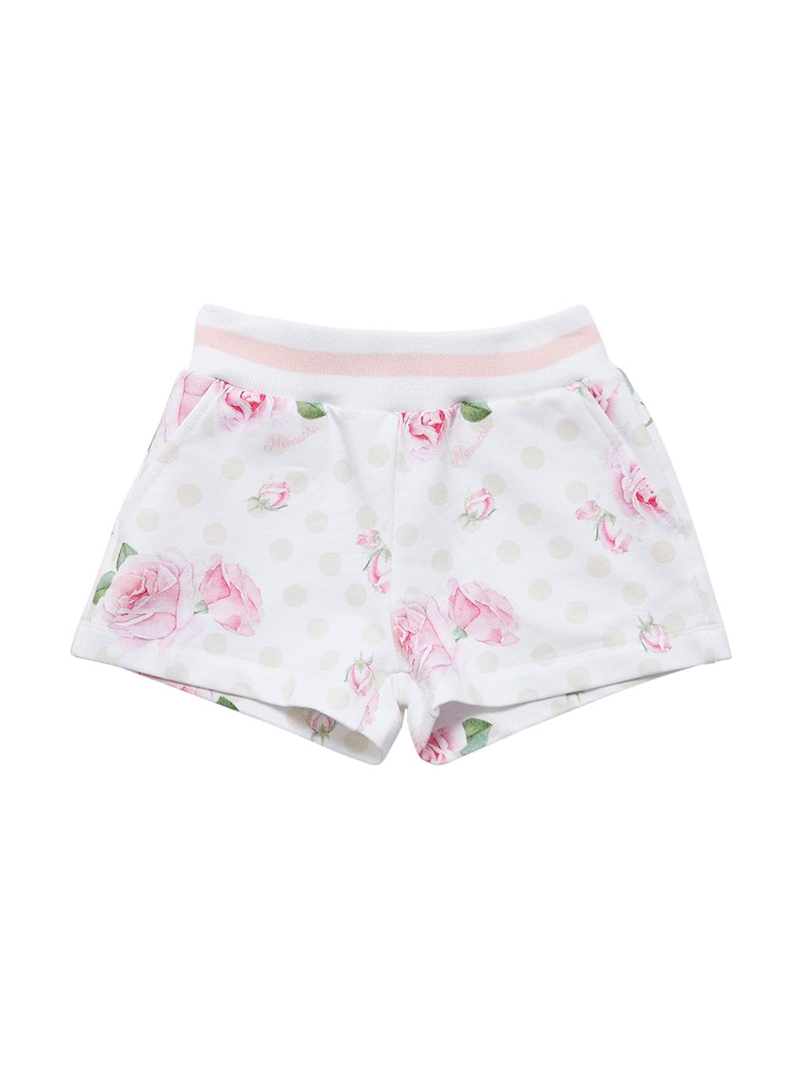 Printed Cotton Blend Sweat Shorts – KIDS-GIRLS > CLOTHING > SHORTS