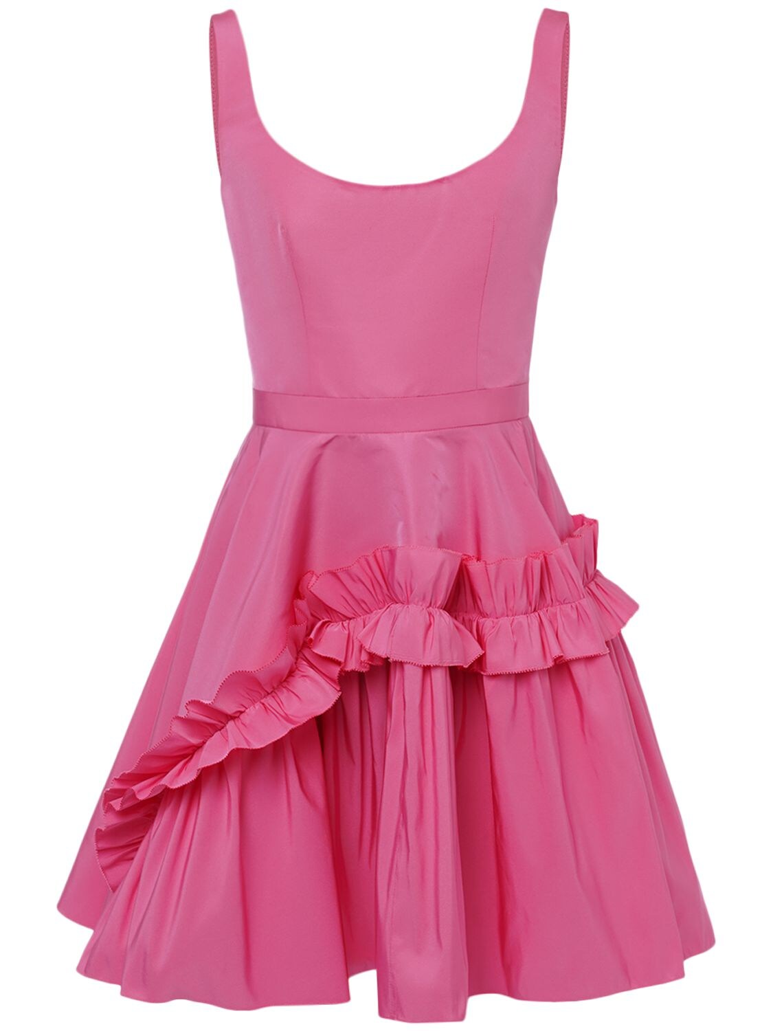 ALEXANDER MCQUEEN POLYFAILLE MINI DAY DRESS