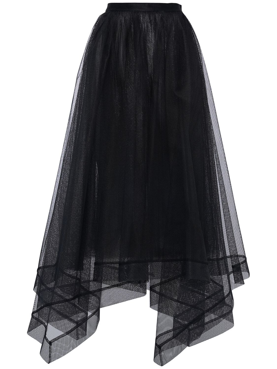 ALEXANDER MCQUEEN NET MIDI SKIRT