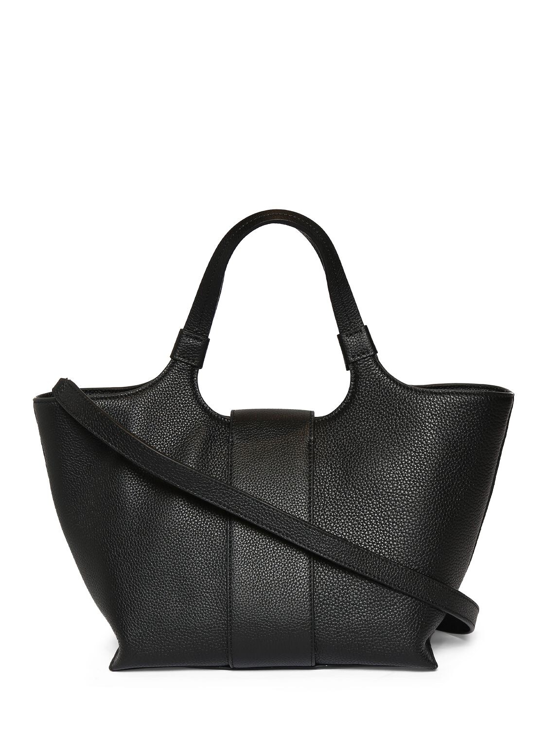 Shop Roger Vivier Mini Grand Viv Choc Tote Bag In Black